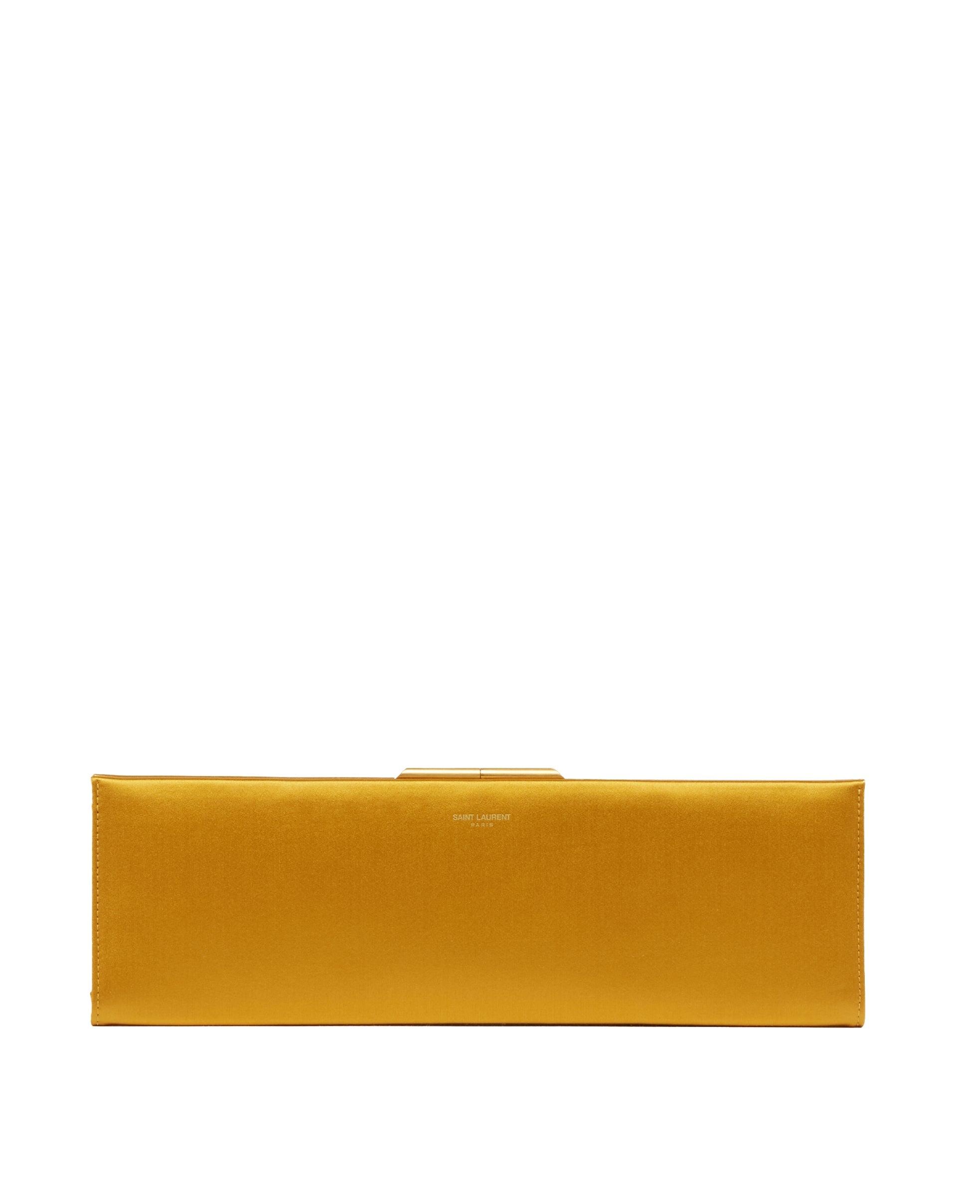 Yellow Clutch Midnight Grande Saint laurent – Гарантія оригінальності – боковий вид