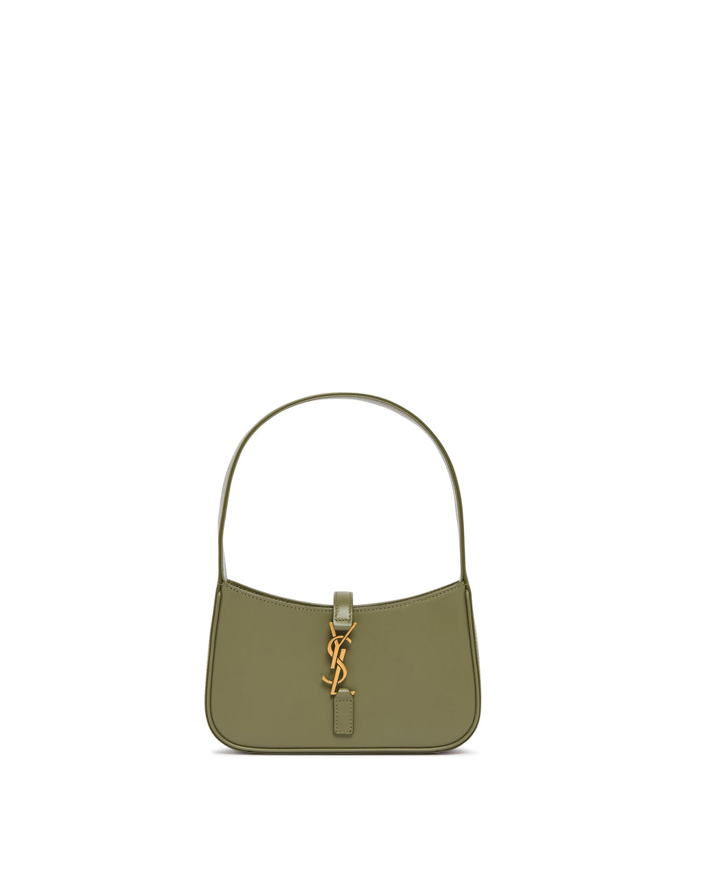 Оригінальна Green Leather Le 5 A 7 Mini Bag Saint laurent – боковий вид