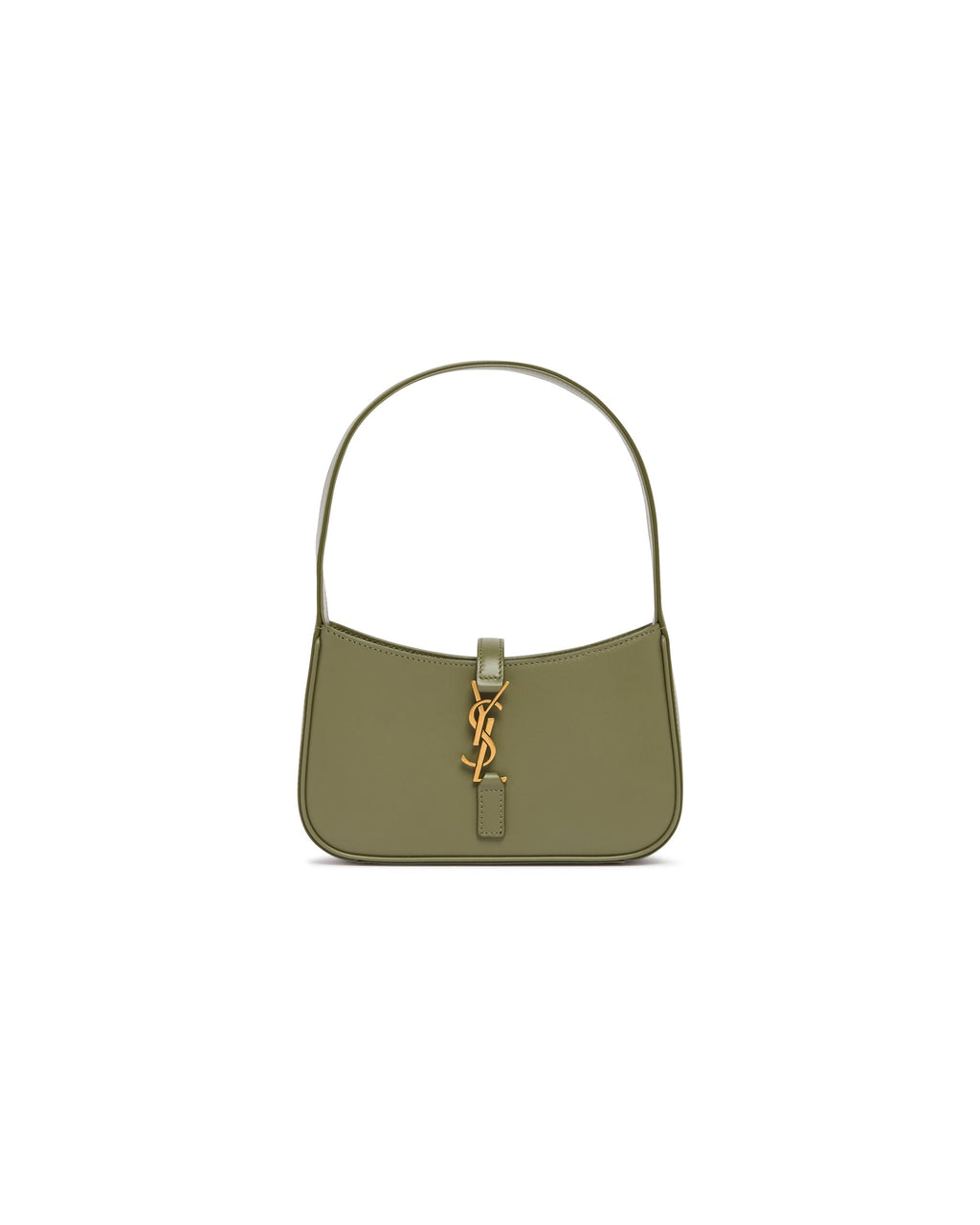 Оригінальна Green Leather Le 5 A 7 Mini Bag Saint laurent – вид ззаду