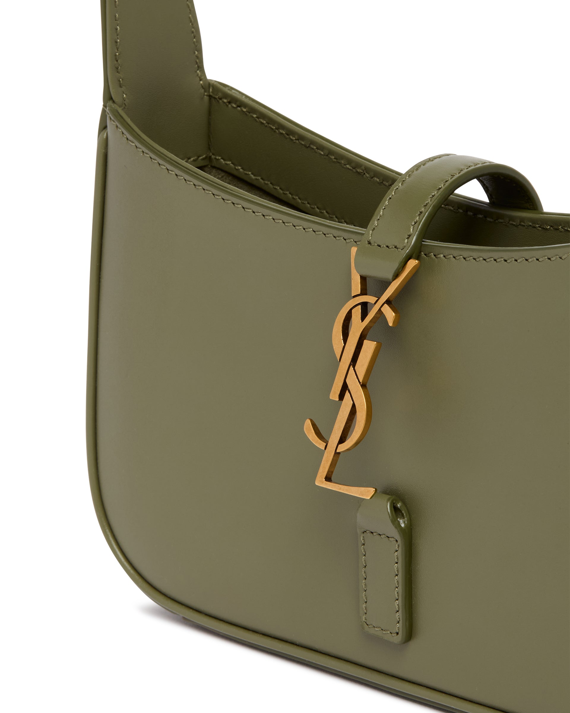 Оригінальна Green Leather Le 5 A 7 Mini Bag Saint laurent – збільшений вид