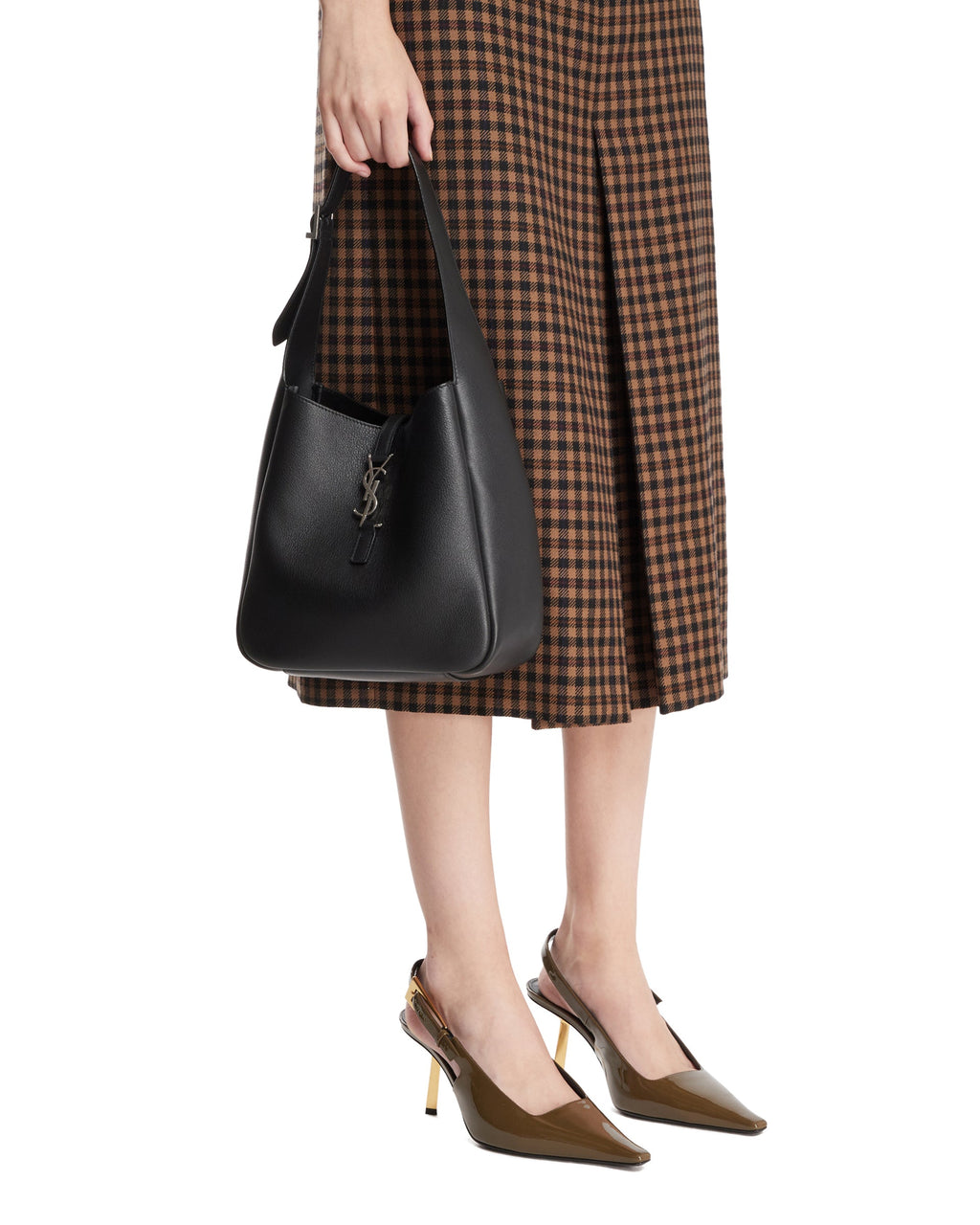 Black Small Le 5 A 7 Bag Saint laurent – Гарантія оригінальності – детальний вид