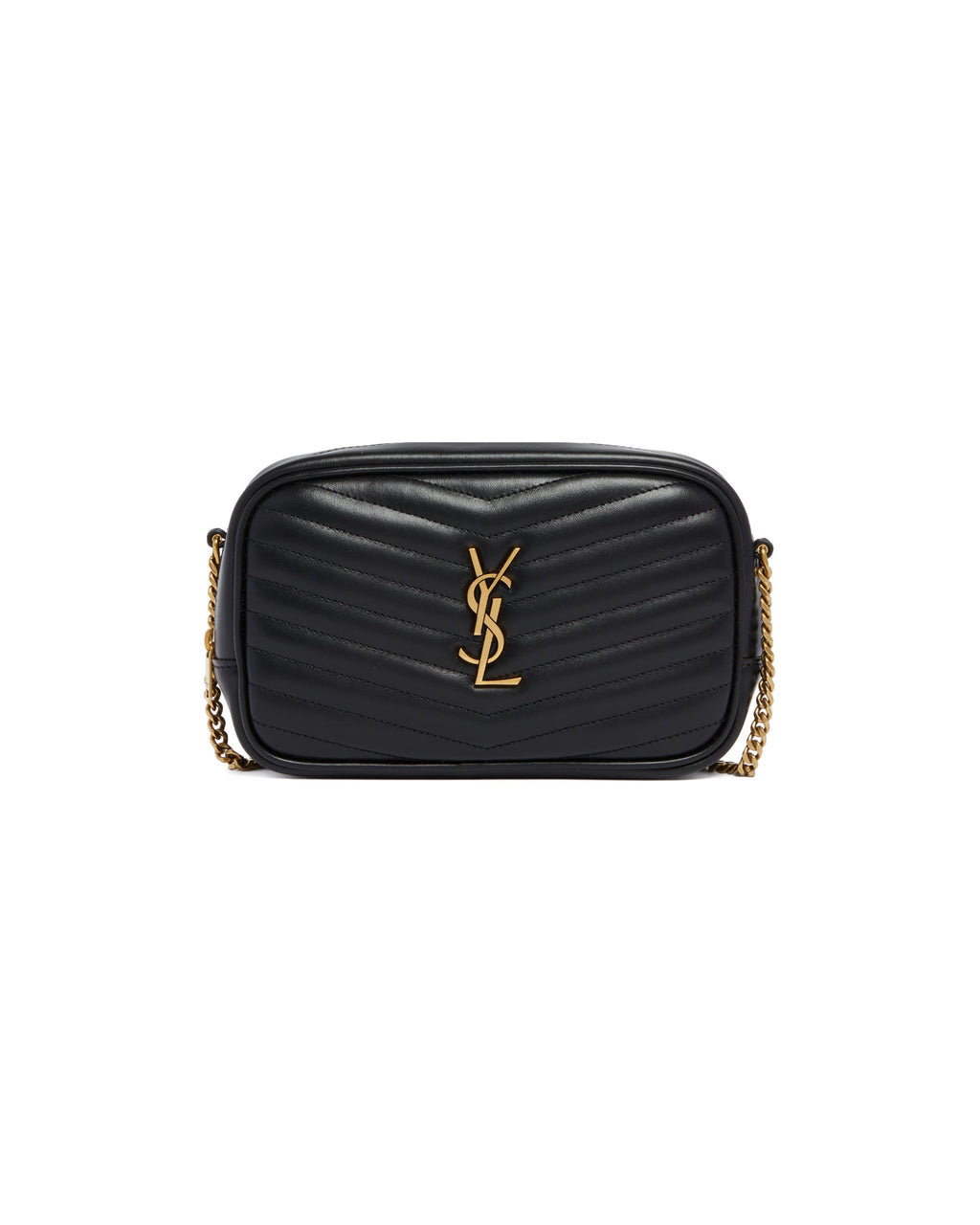 Оригінальна Black Mini Lou Bag Saint laurent – вид ззаду