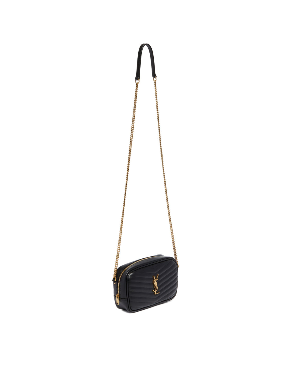 Оригінальна Black Mini Lou Bag Saint laurent – детальний вид