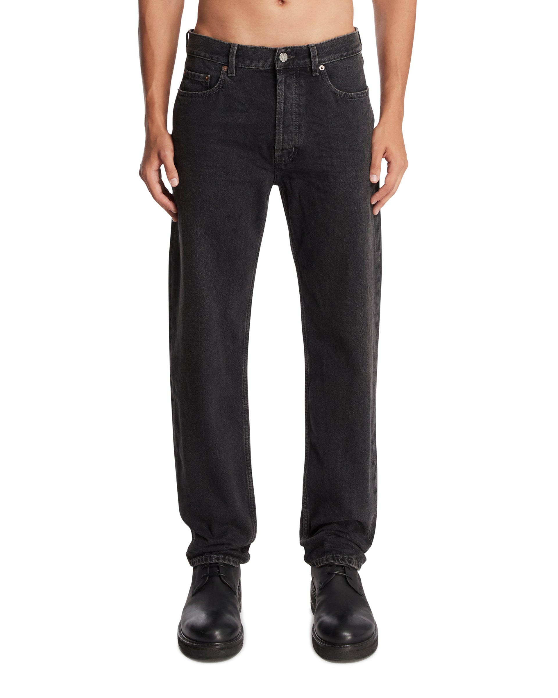 Black Mick Long Jeans Saint laurent – Гарантія оригінальності – боковий вид