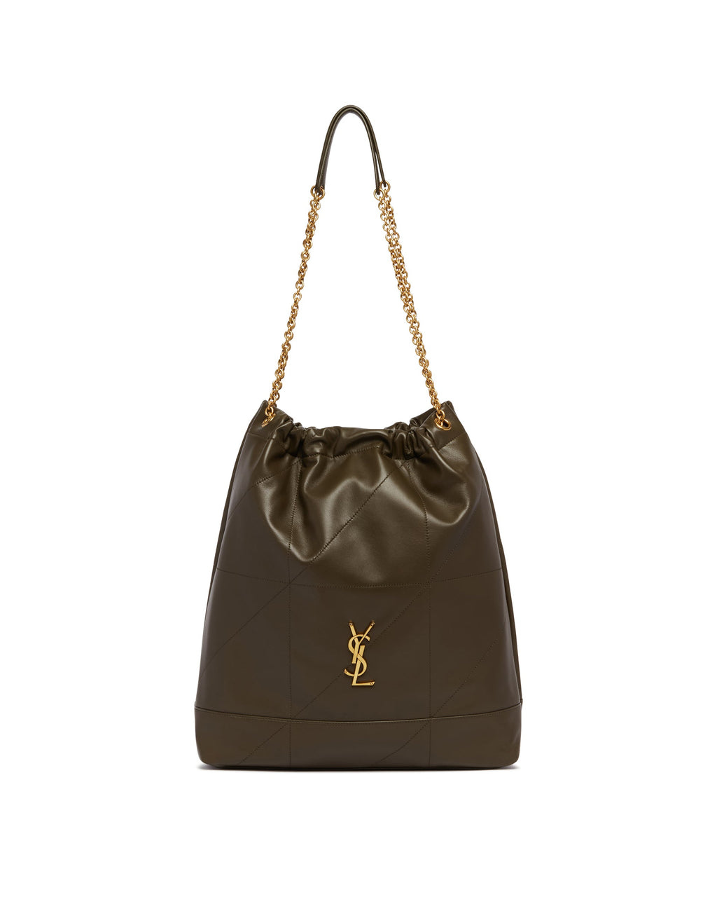 Green Large Jamie Pochon Bag Saint laurent – Гарантія оригінальності – боковий вид