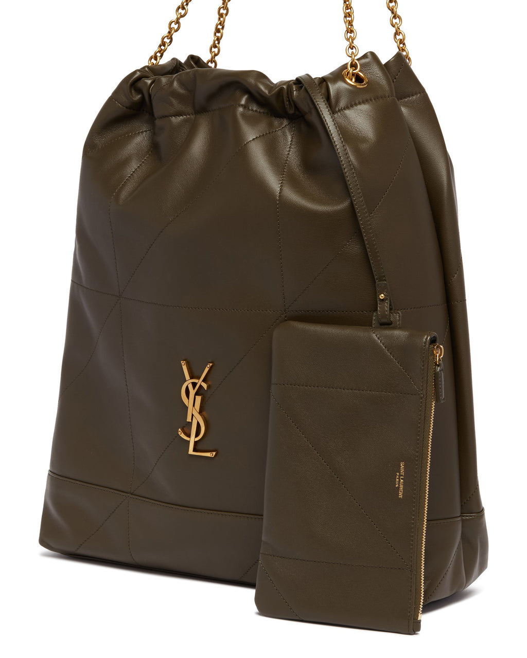 Green Large Jamie Pochon Bag Saint laurent – Гарантія оригінальності – збільшений вид