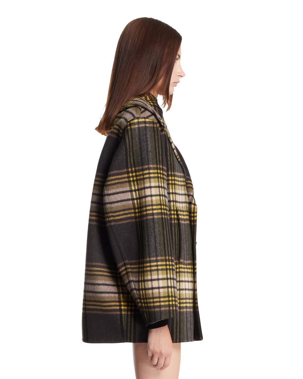 Оригінальна Gray Tartan Peacoat Saint laurent – збільшений вид