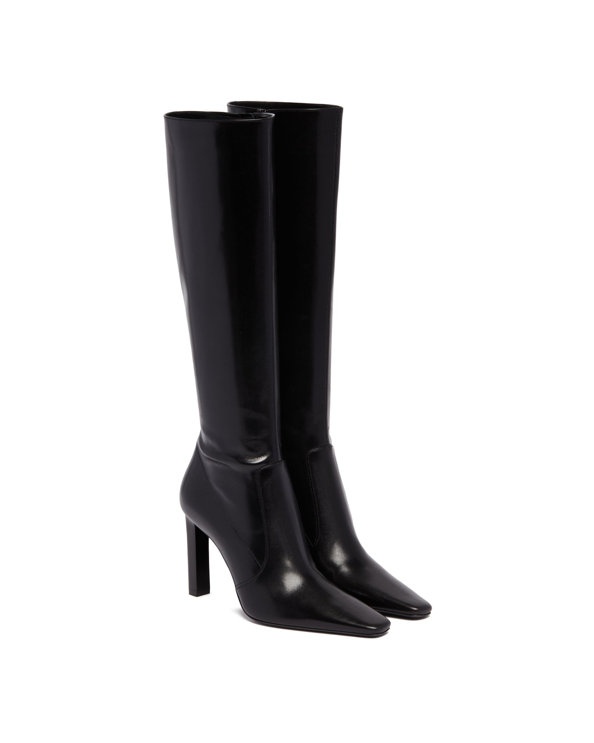 Оригінальна Black Francoise Leather Boots Saint laurent – детальний вид