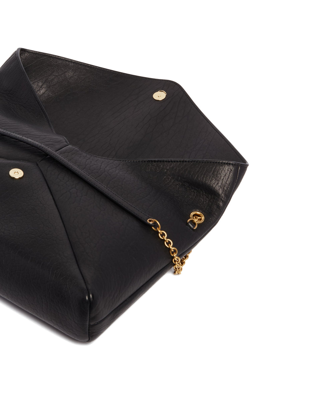 Black XXL Cassandre Envelope Clutch Saint laurent – Гарантія оригінальності – збільшений вид