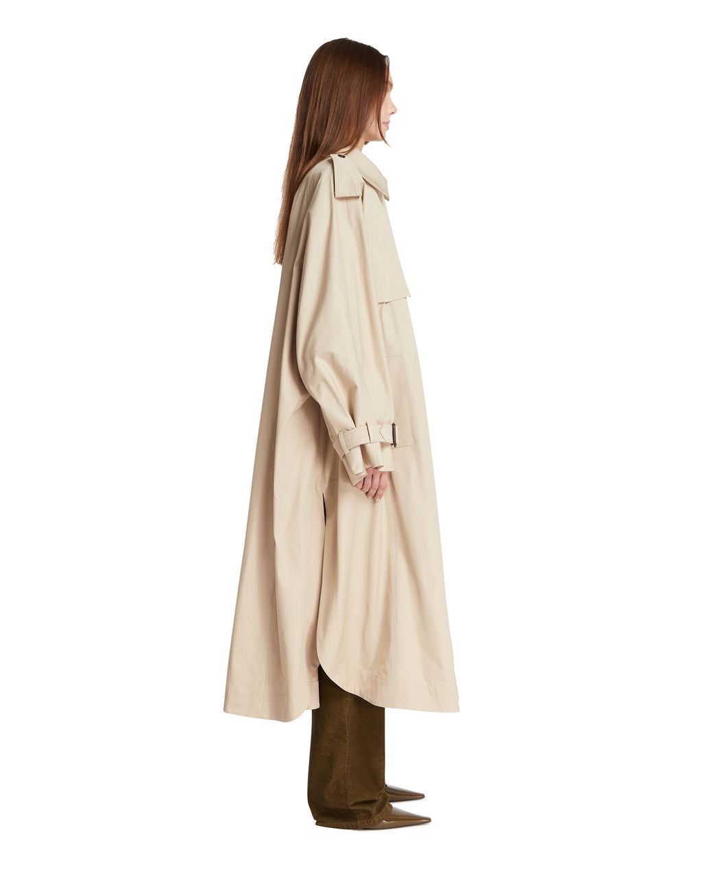 Beige Trench Cape Saint laurent оригінал – Купити в Україні – збільшений вид
