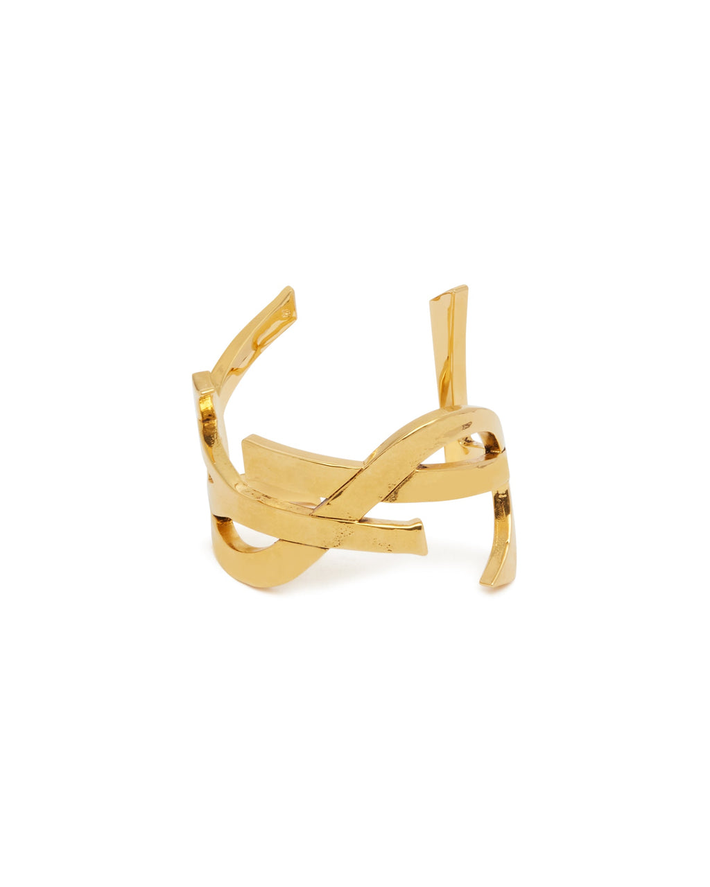 Оригінальна Gold-Tone Cassandre Cuff Bracelet Saint laurent – вид ззаду