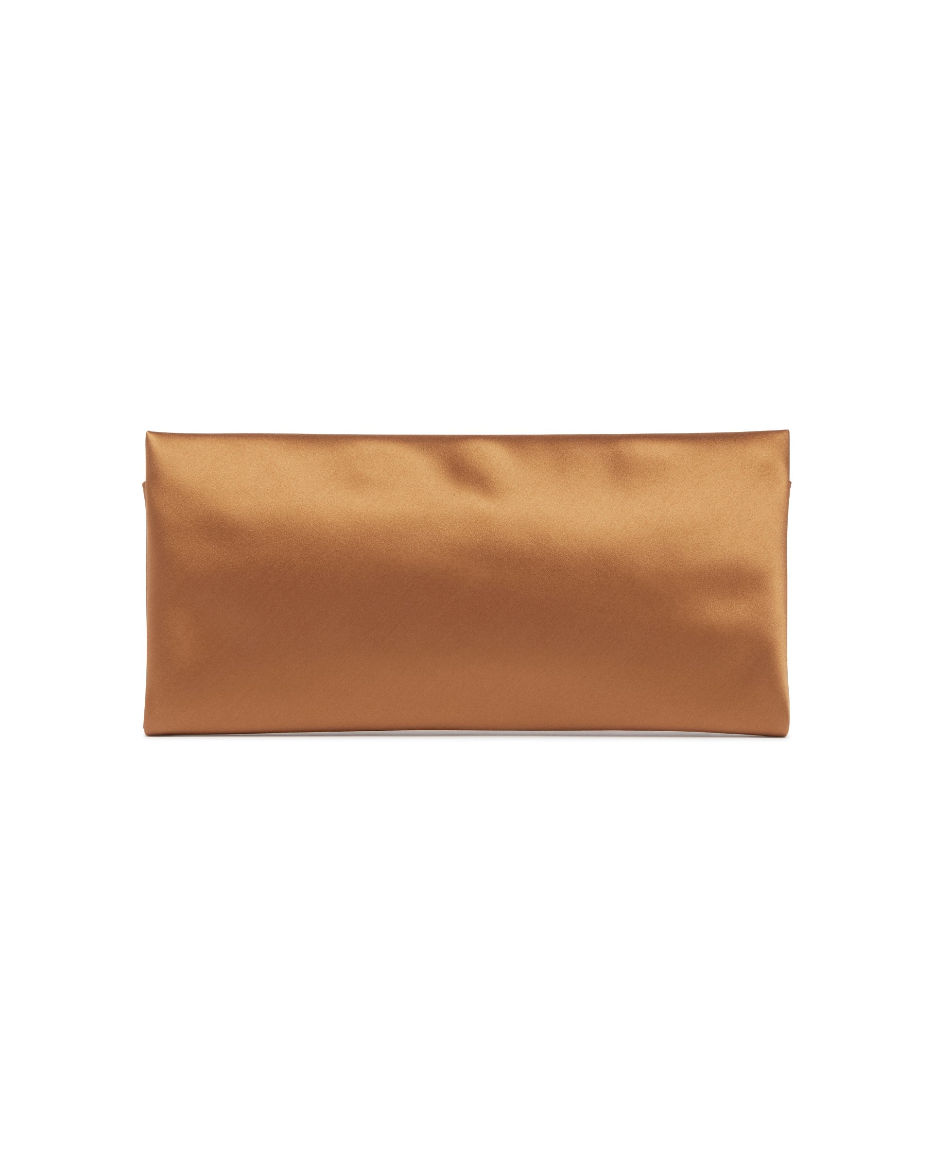 Beige Satin Evening Clutch Saint laurent оригінал – Купити в Україні – вид ззаду