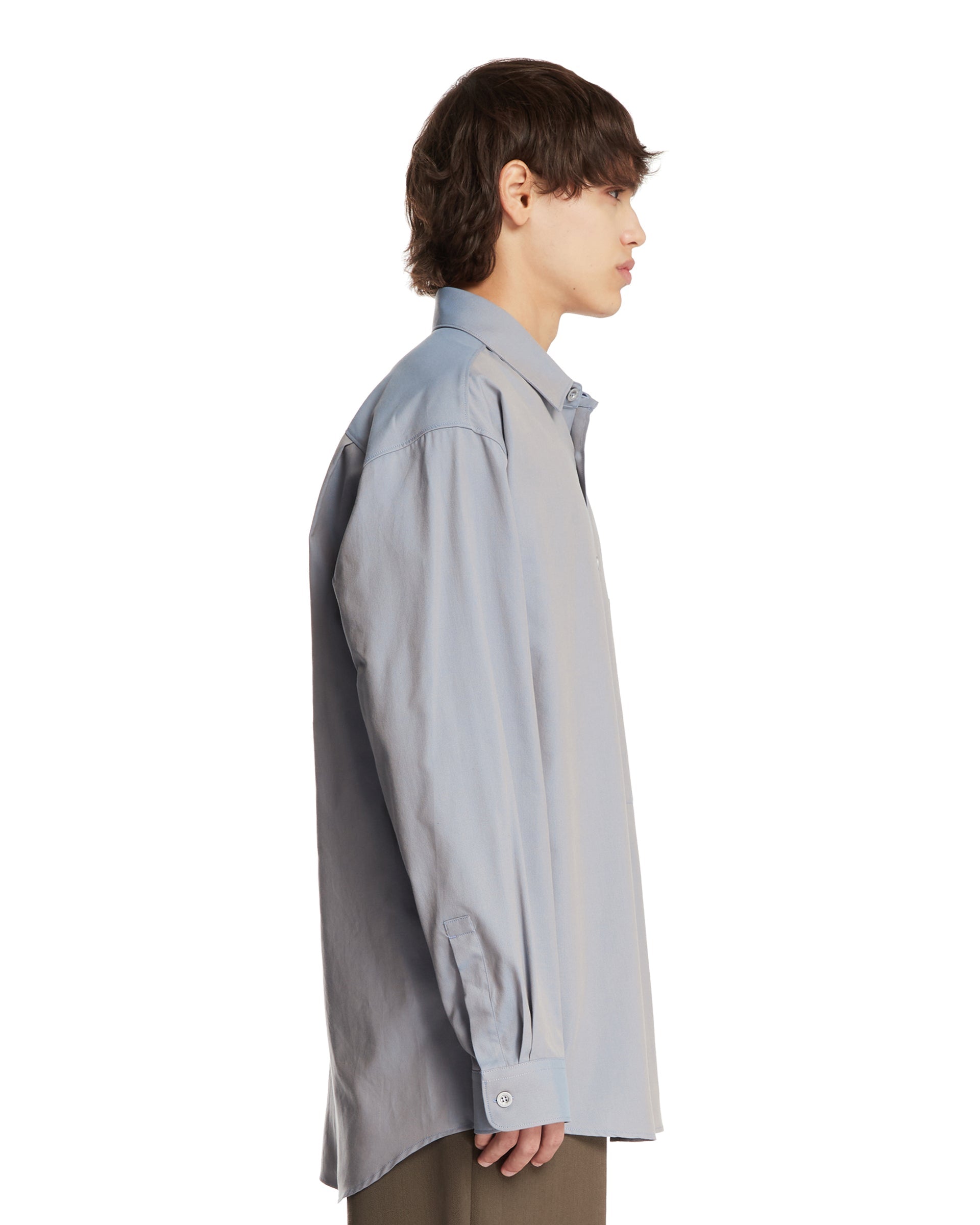 Light Blue Cotton Shirt - STONE ISLAND