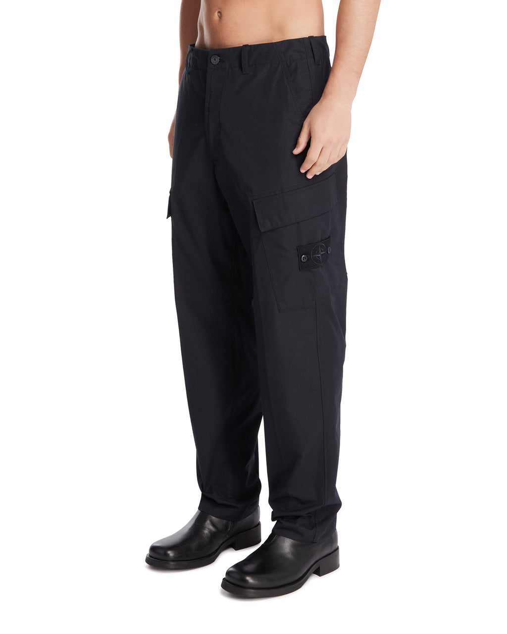 Blue Cotton Utility Pants Stone island оригінал – Купити в Україні – вид ззаду