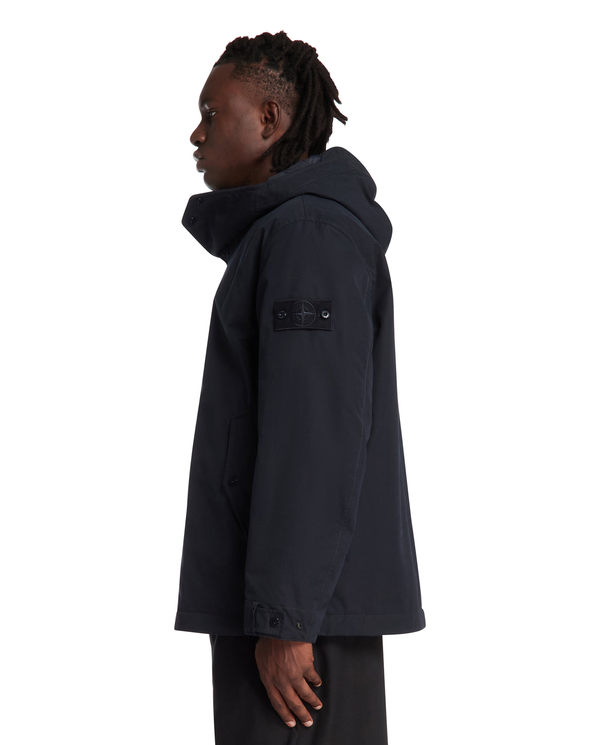 Оригінальна Blue Cotton Hoodie Jacket Stone island – збільшений вид