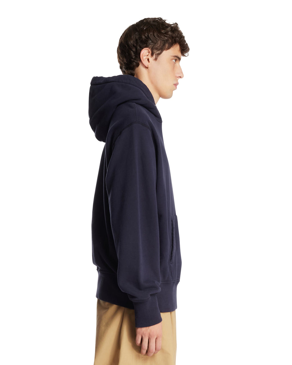 Blue Cotton Hoodie Stone island – Гарантія оригінальності – збільшений вид