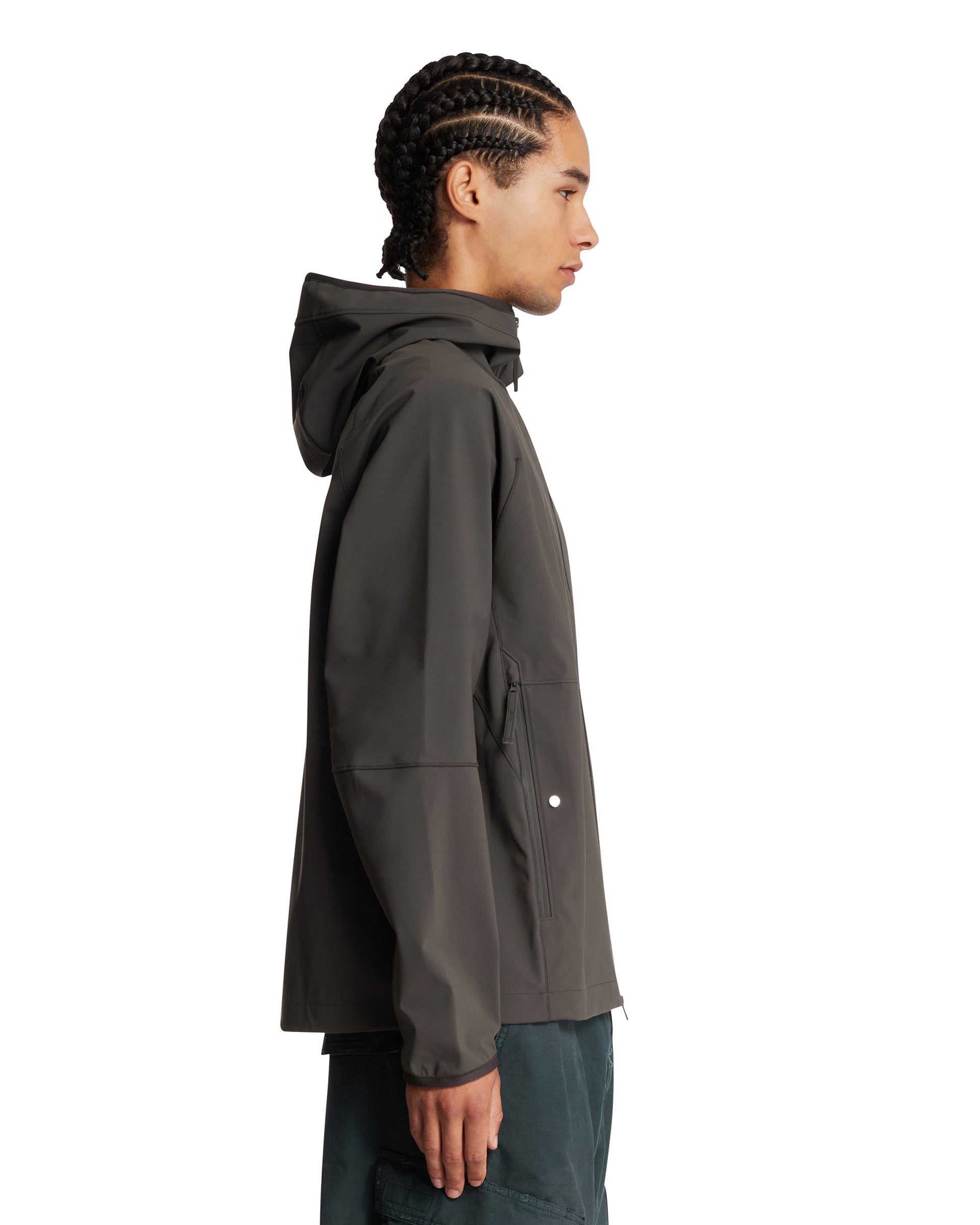 Gray Stellina Hooded Jacket With Zip Stone island оригінал – Купити в Україні – збільшений вид