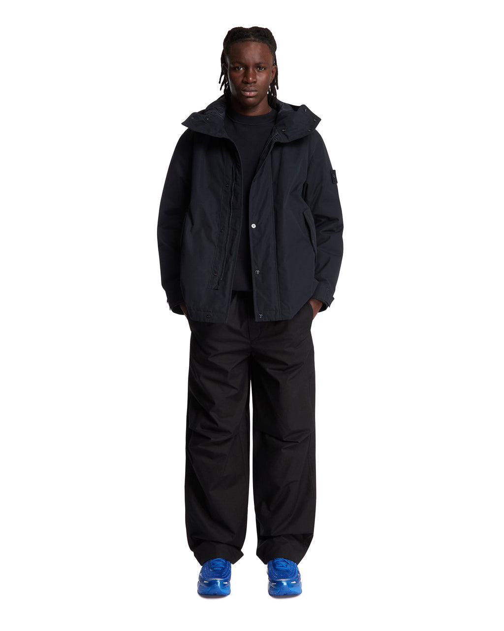 Blue Cotton Sweatshirt Stone island – Гарантія оригінальності – детальний вид