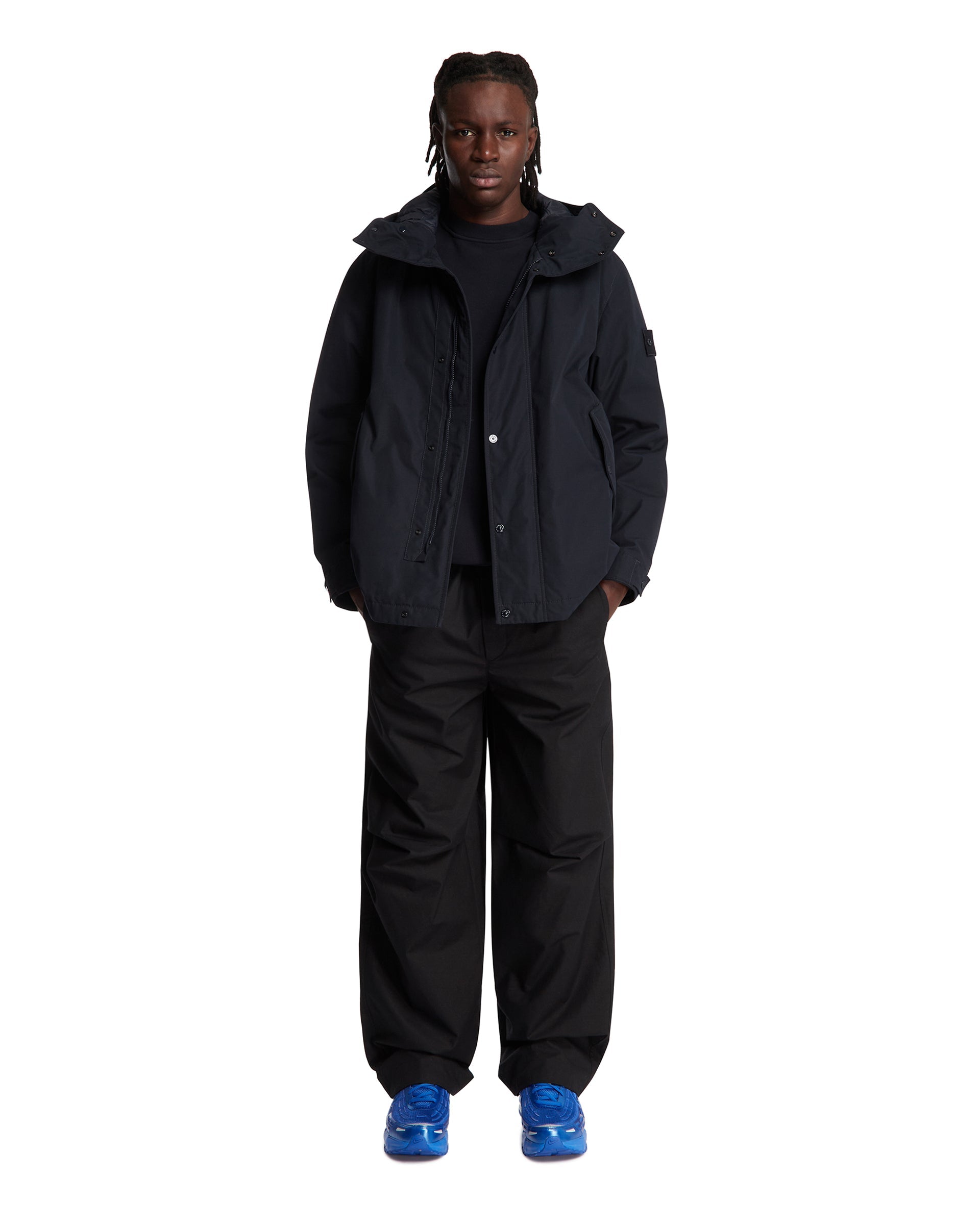 Blue Cotton Sweatshirt Stone island – Гарантія оригінальності – детальний вид