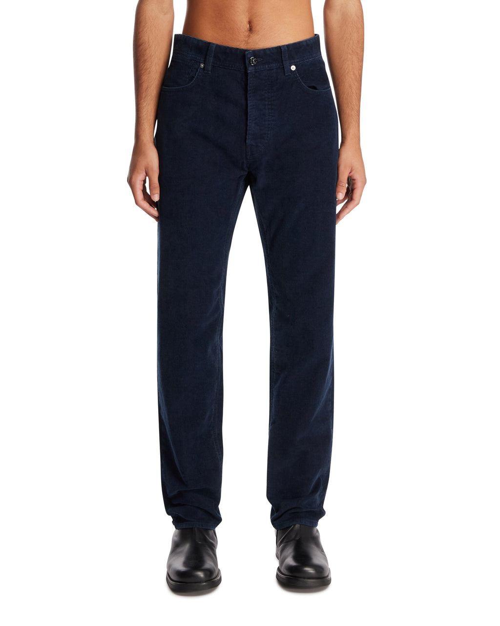 Оригінальна Blue Corduroy Cotton Jeans Stone island – боковий вид