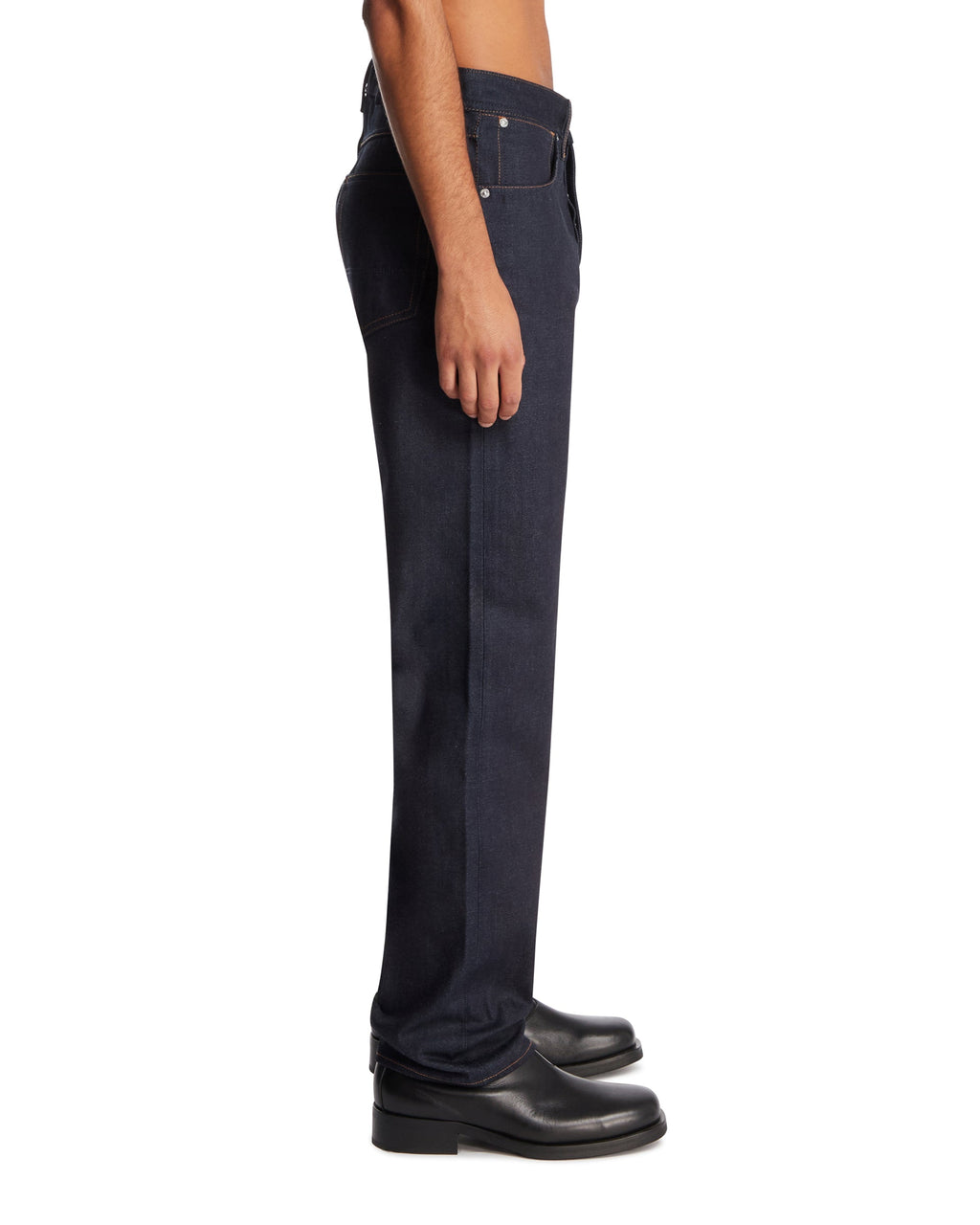Dark Blue Straight-Leg Jeans Stone island оригінал – Купити в Україні – збільшений вид