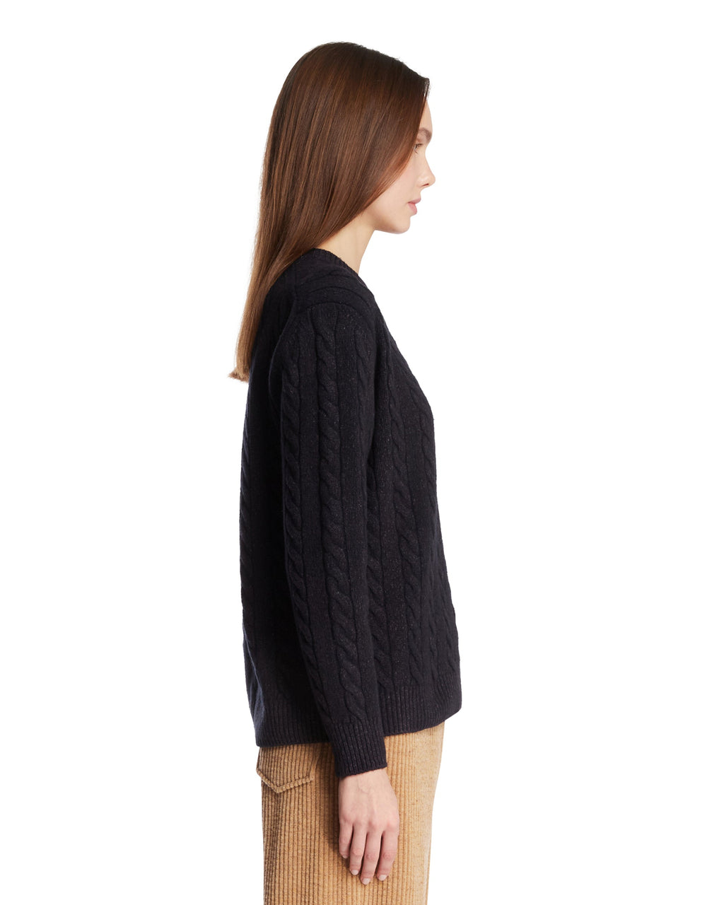 Blue Cable-Knit Sweater The row оригінал – Купити в Україні – збільшений вид