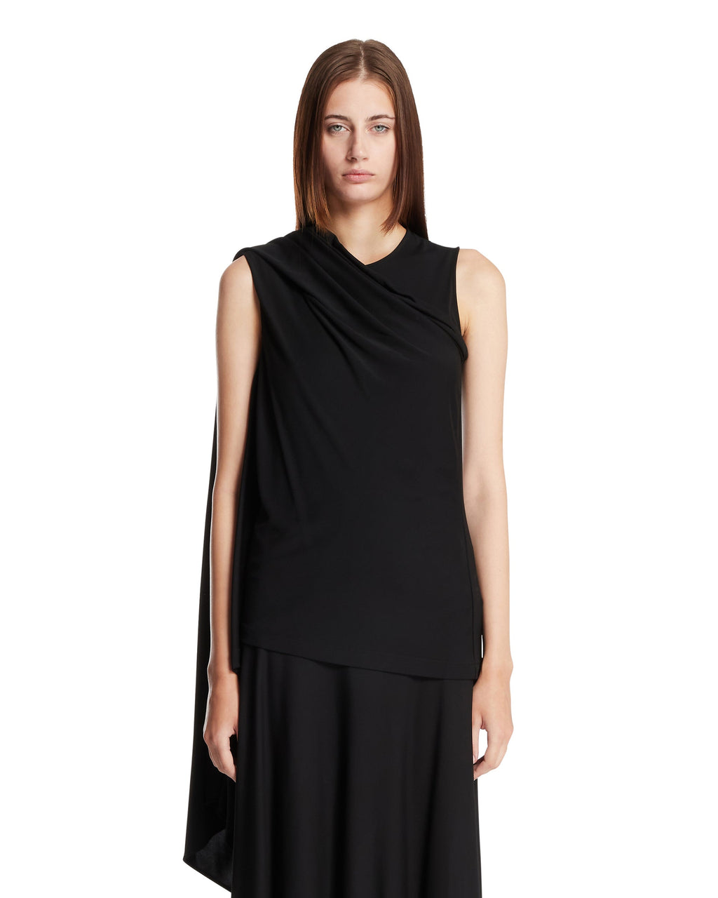Black Isadra Jersey Top The row – Гарантія оригінальності – боковий вид