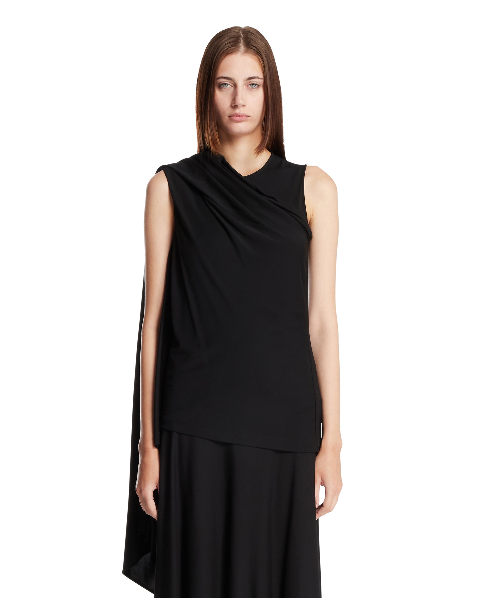 Black Isadra Jersey Top The row – Гарантія оригінальності – боковий вид