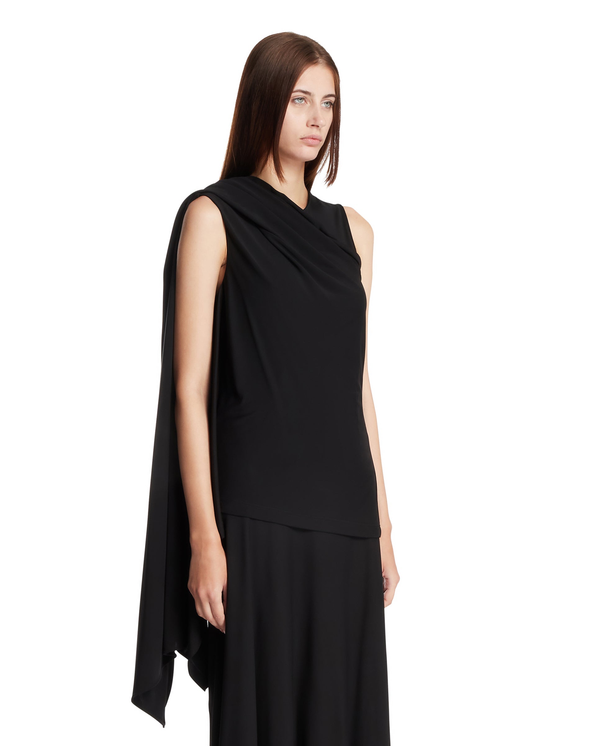 Black Isadra Jersey Top The row – Гарантія оригінальності – вид ззаду