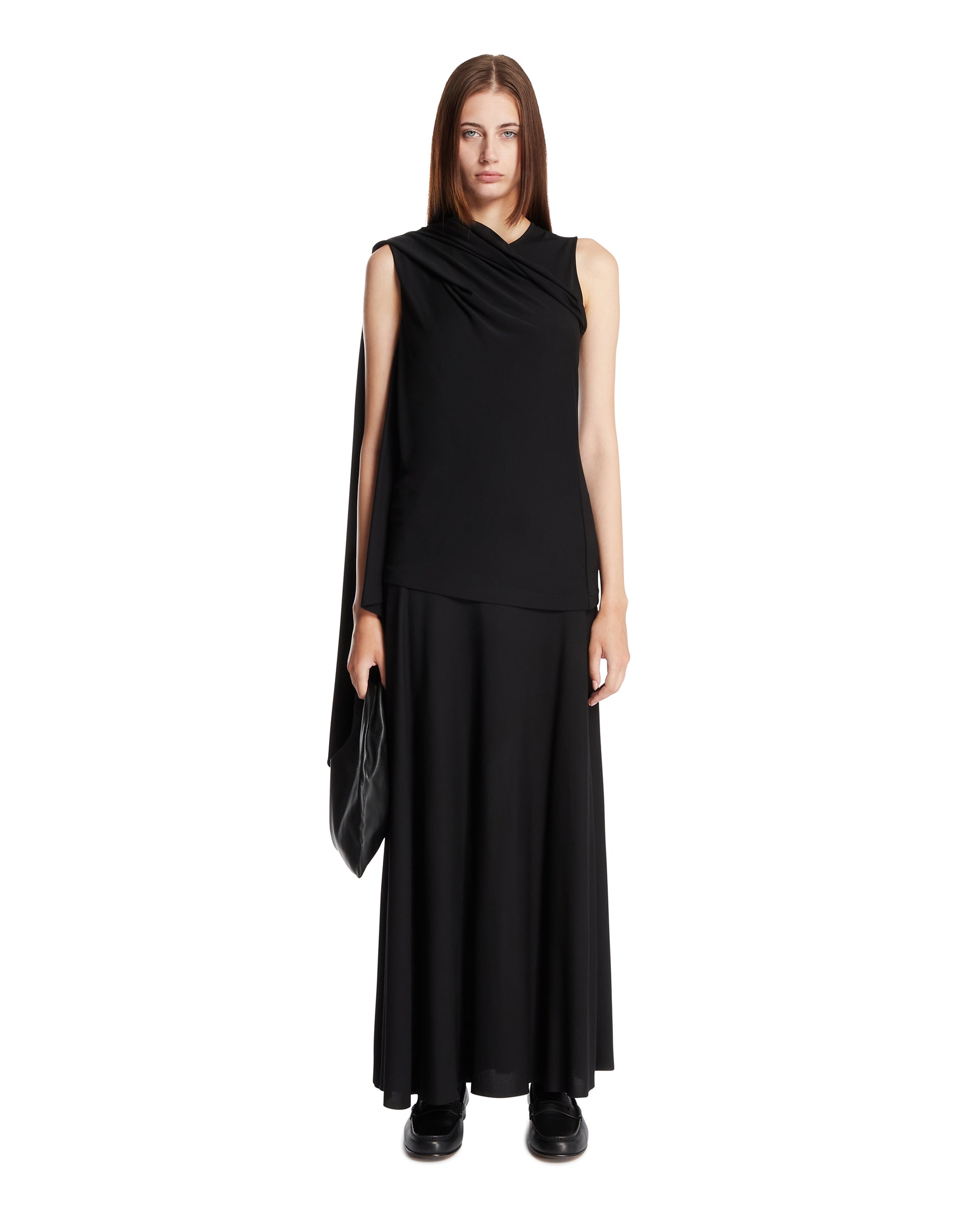 Black Isadra Jersey Top The row – Гарантія оригінальності – детальний вид