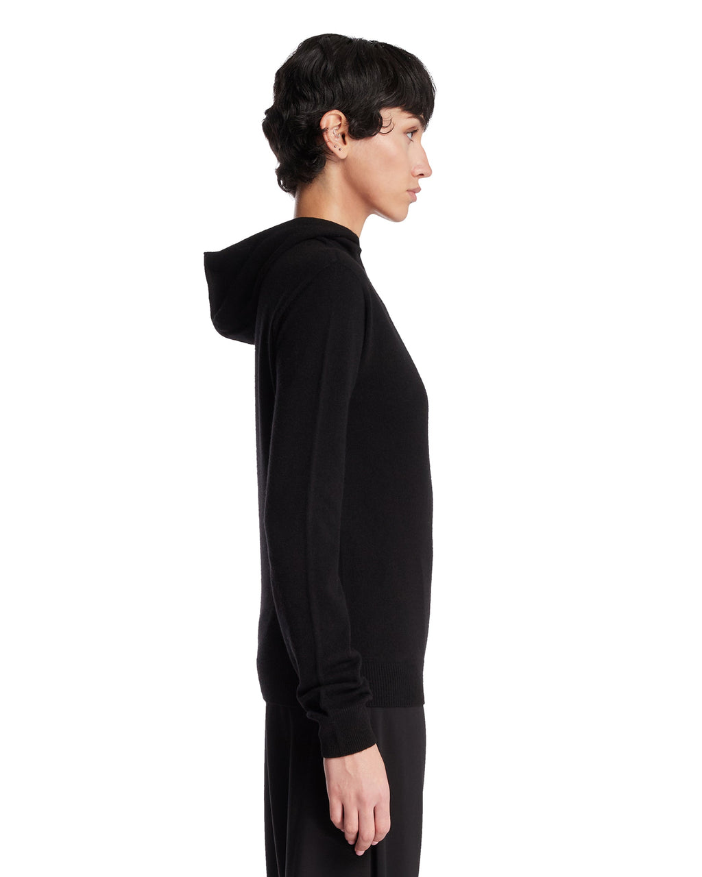 Оригінальна Black Cashmere Hooded Sweater The row – збільшений вид