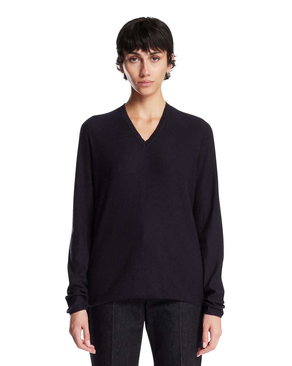 Blue Cashmere Sweater The row оригінал – Купити в Україні – боковий вид