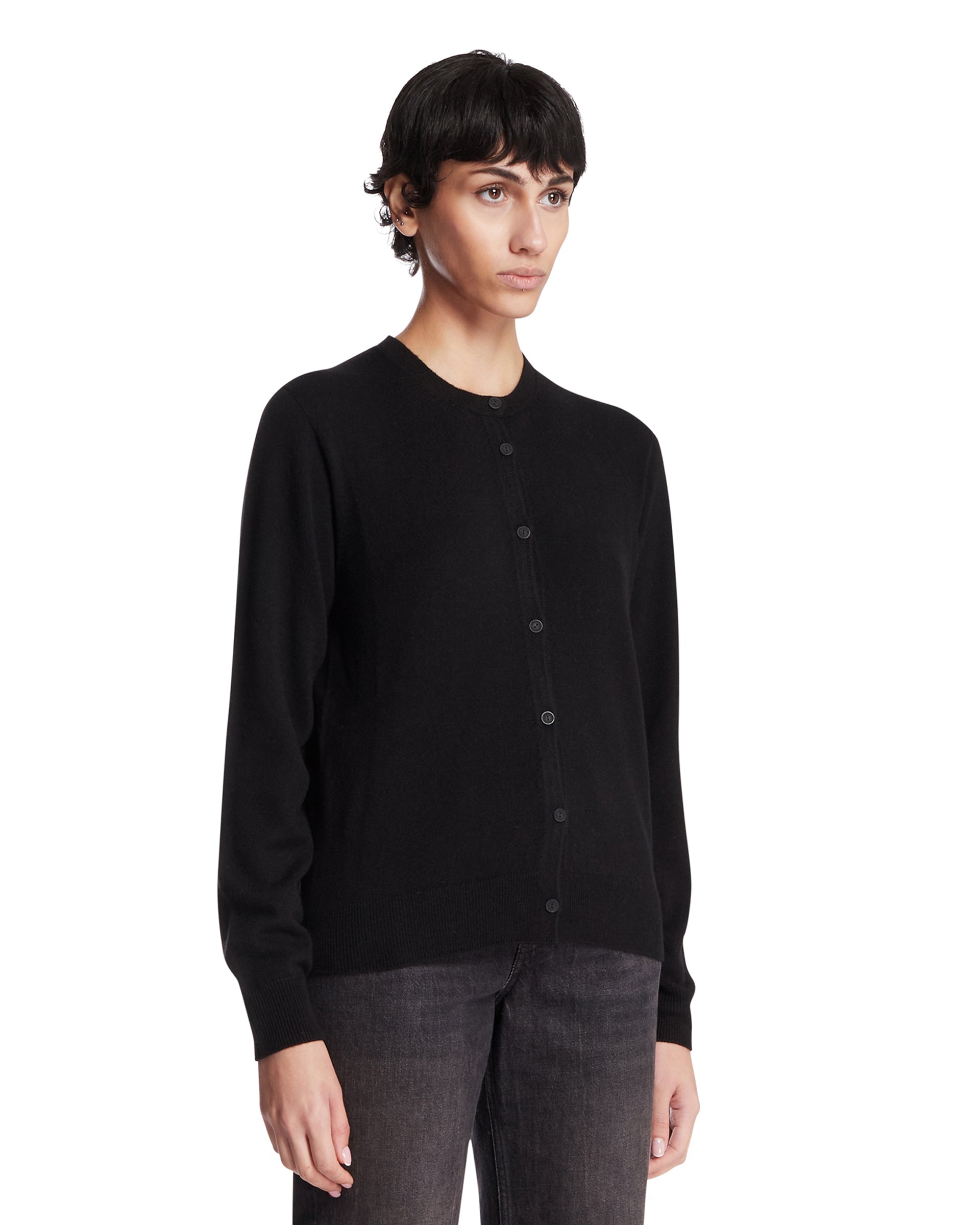 Black Cashmere Cardigan The row – Гарантія оригінальності – вид ззаду