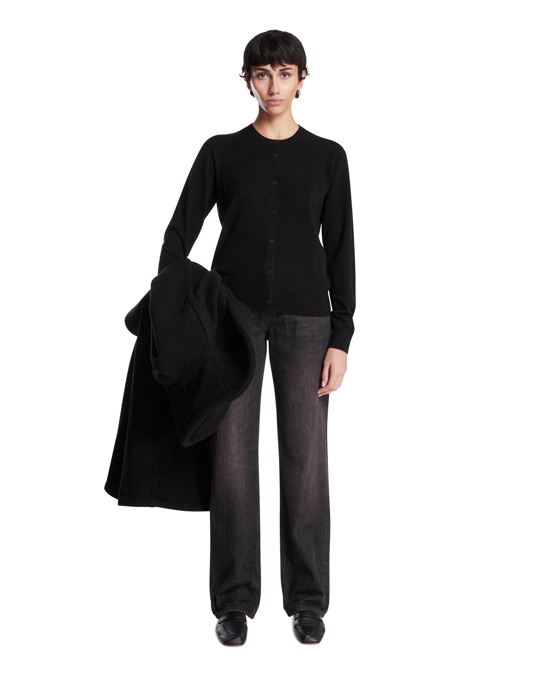 Black Cashmere Cardigan The row – Гарантія оригінальності – детальний вид