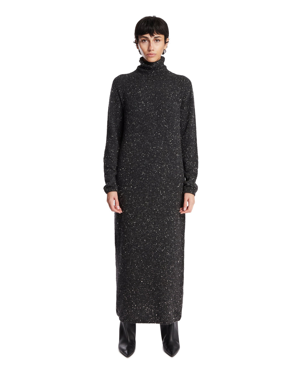 Gray Melani Cashmere Dress The row оригінал – Купити в Україні – боковий вид