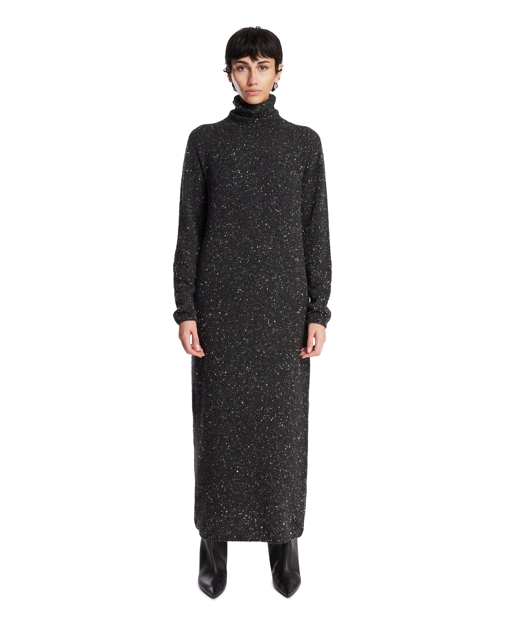 Gray Melani Cashmere Dress The row оригінал – Купити в Україні – боковий вид