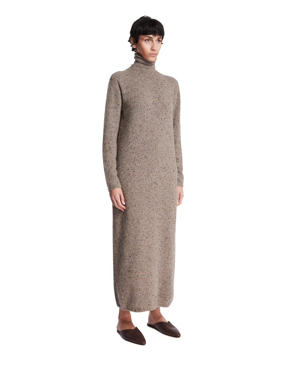 Оригінальна Beige Melani Cashmere Dress The row – вид ззаду