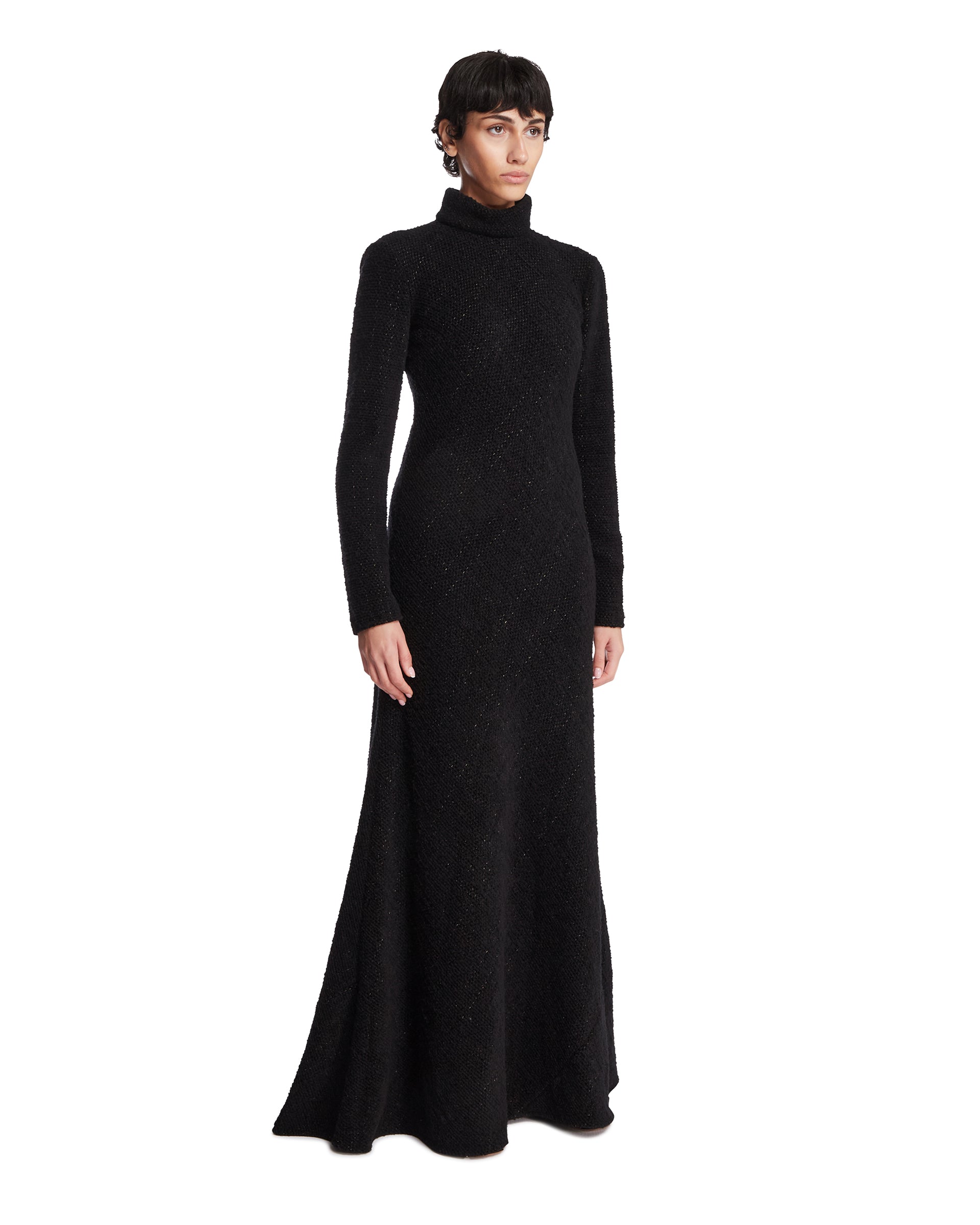 Black Melani Cashmere Dress The row оригінал – Купити в Україні – вид ззаду