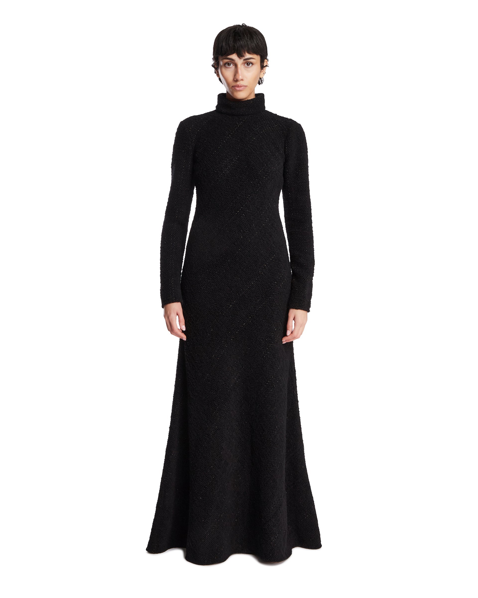 Black Melani Cashmere Dress The row оригінал – Купити в Україні – боковий вид