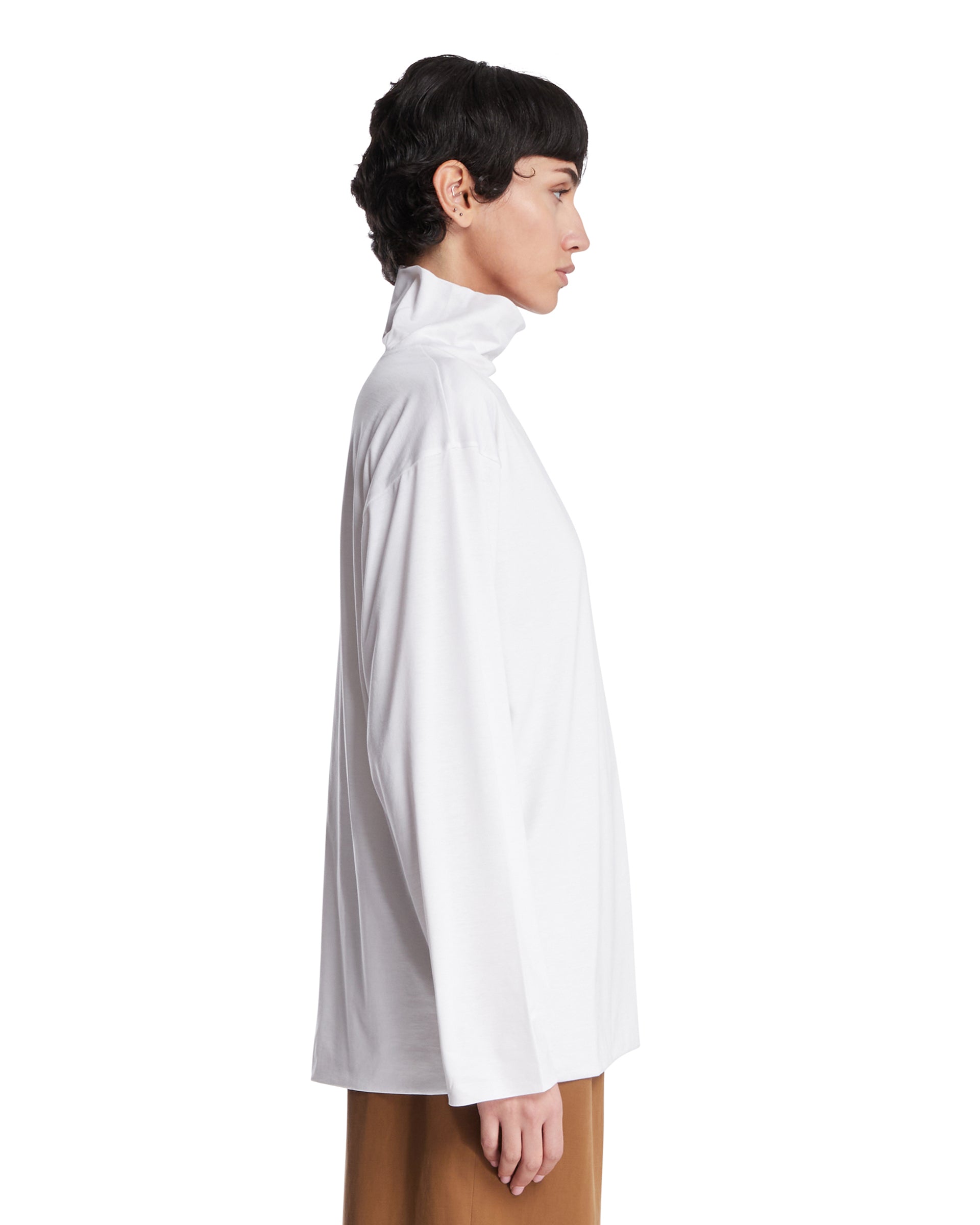 White Silk And Cotton Top The row – Гарантія оригінальності – збільшений вид