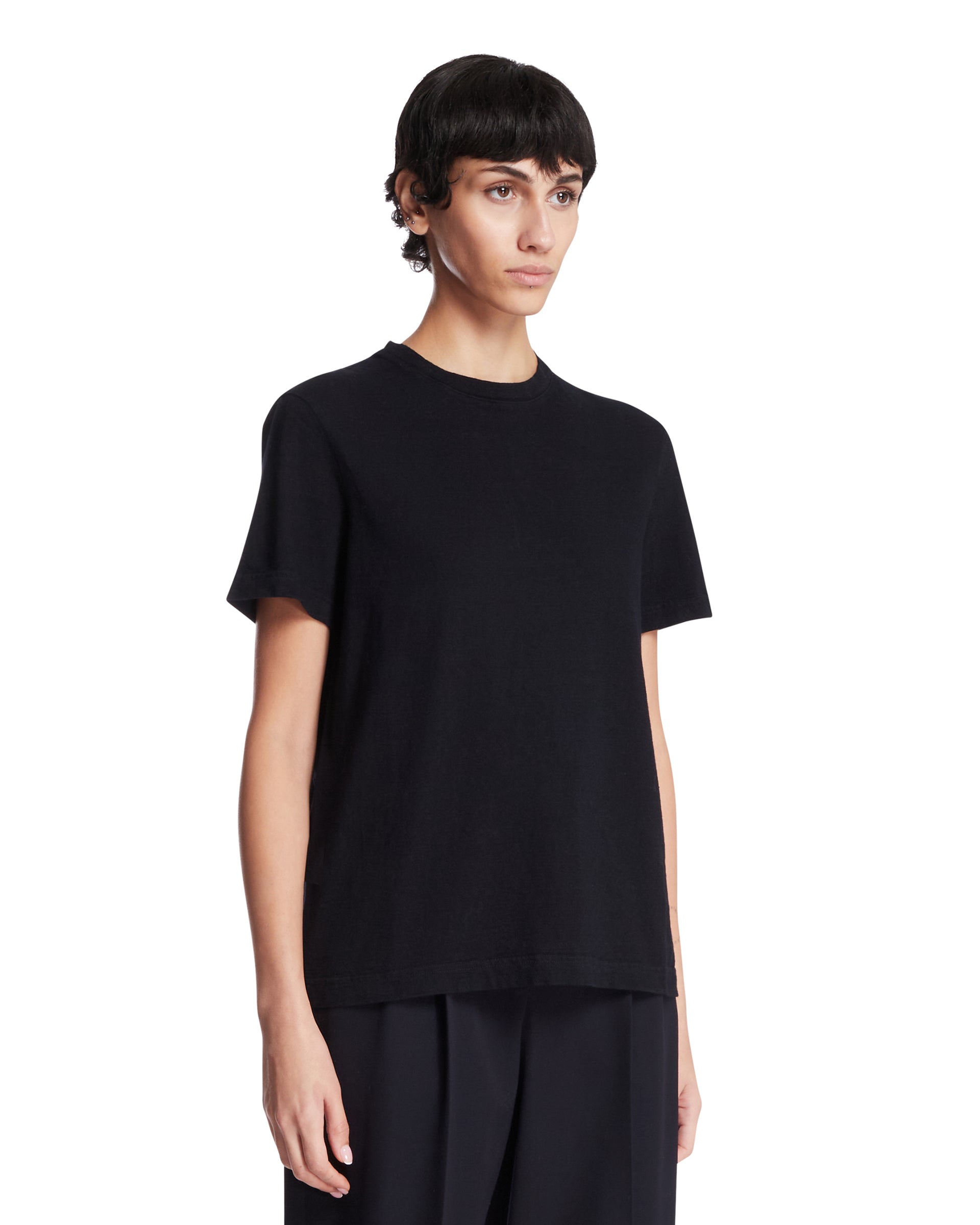 Blue Serata Cotton T-Shirt The row – Гарантія оригінальності – вид ззаду