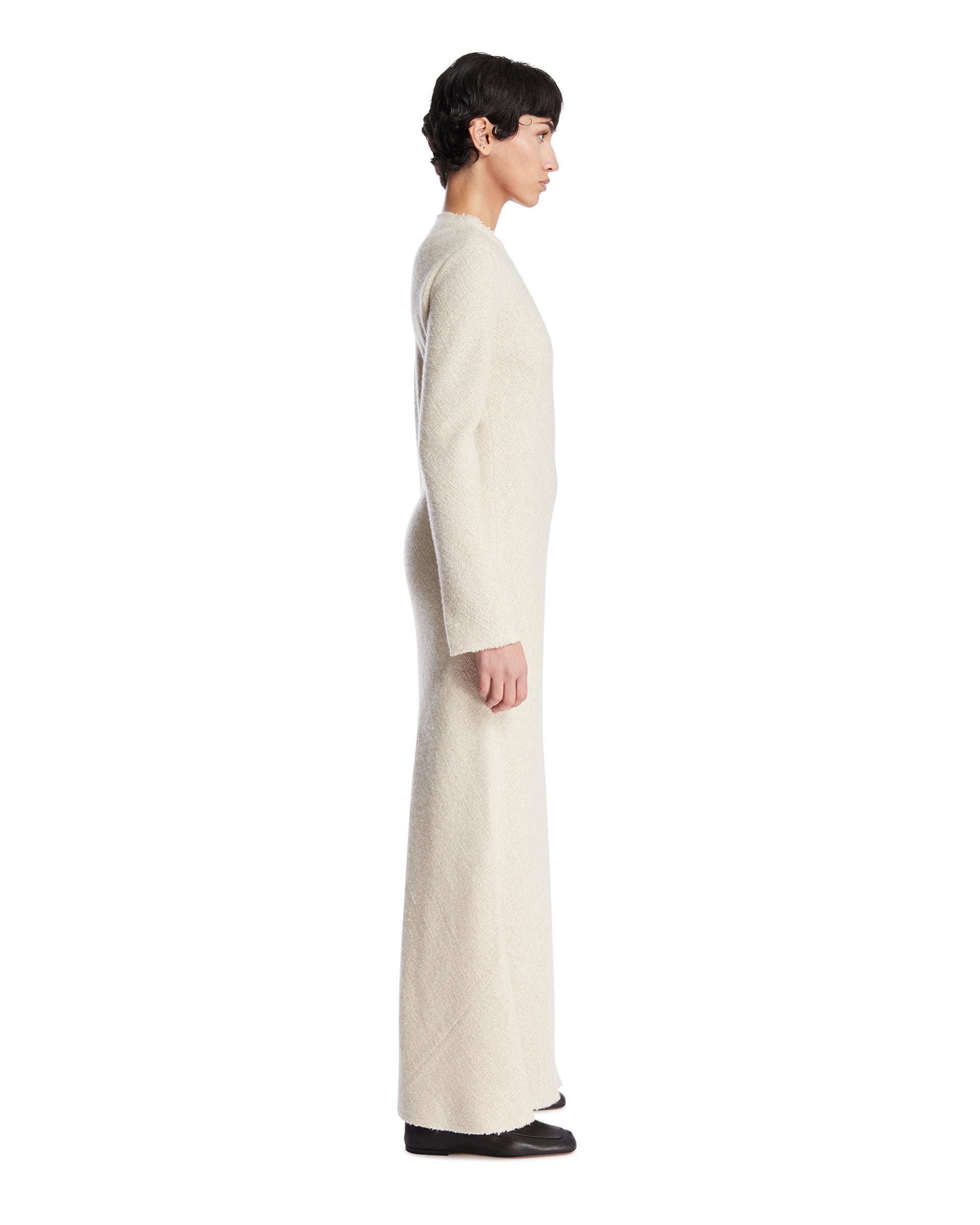 White Cashmere And Silk Dress The row оригінал – Купити в Україні – збільшений вид