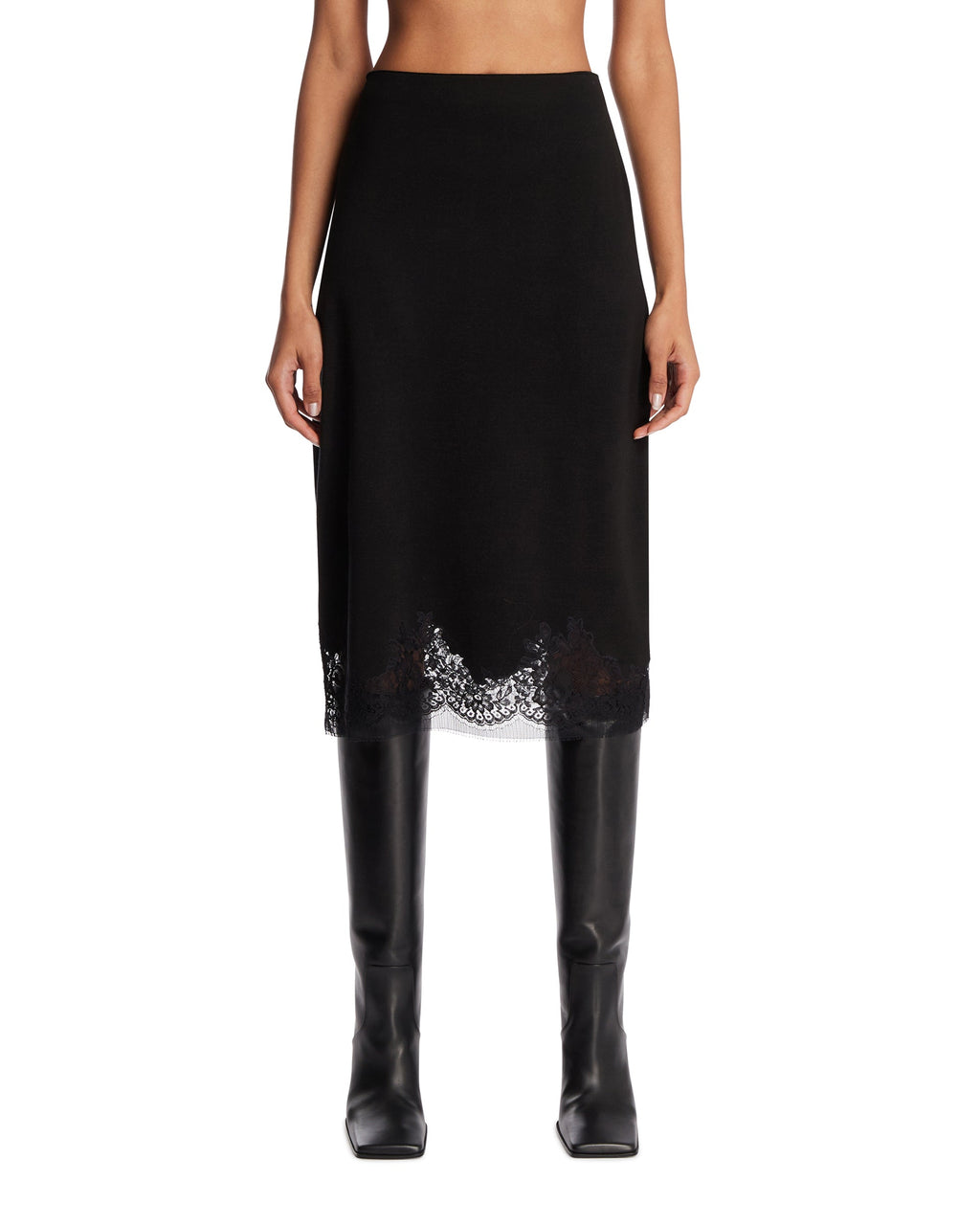 Оригінальна Black Mea Skirt The row – боковий вид