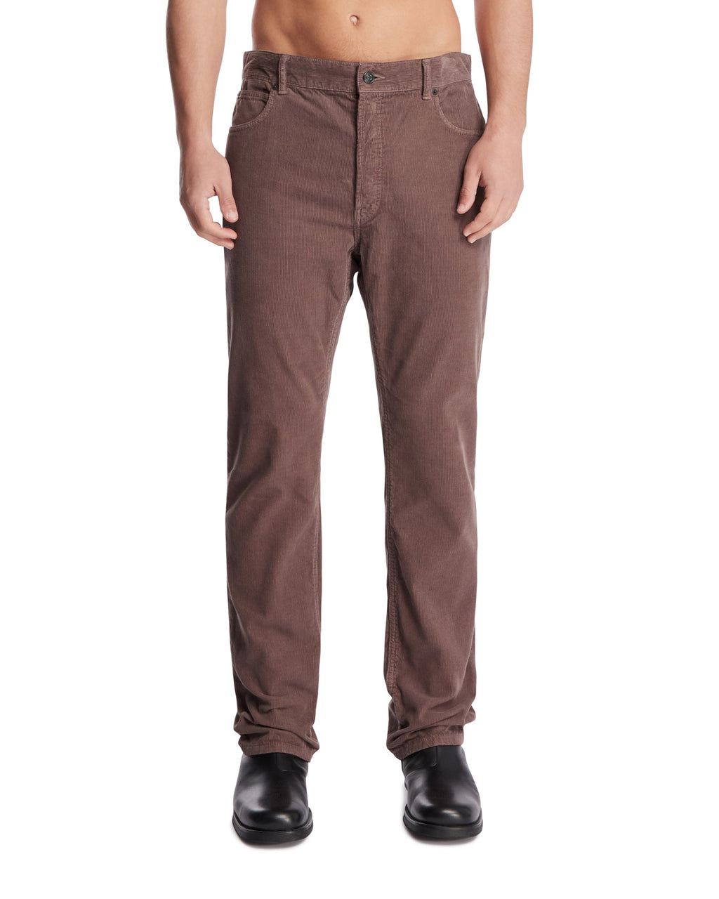 Gray Corduroy Pants The row – Гарантія оригінальності – боковий вид