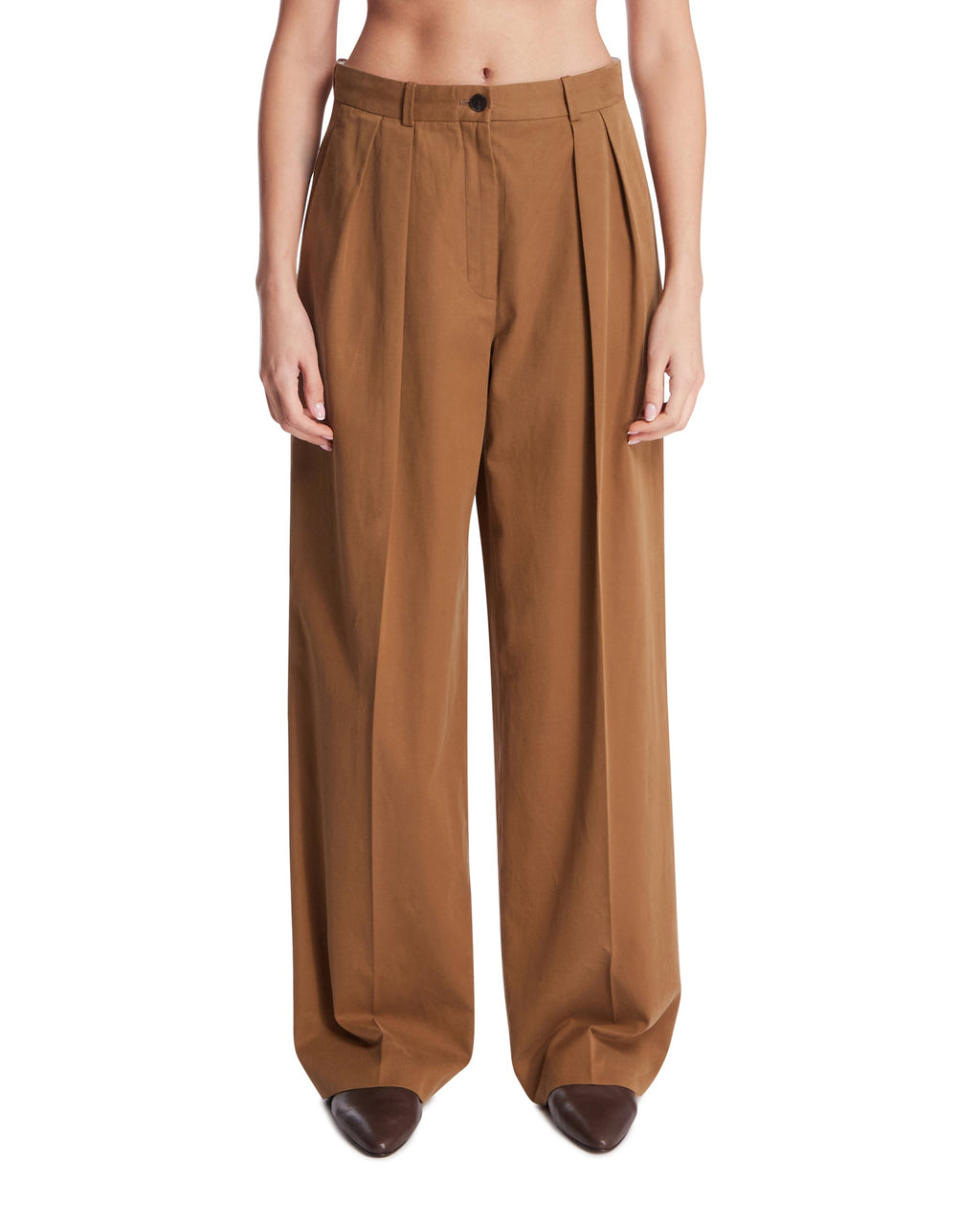 Оригінальна Brown Igor Trousers The row – боковий вид