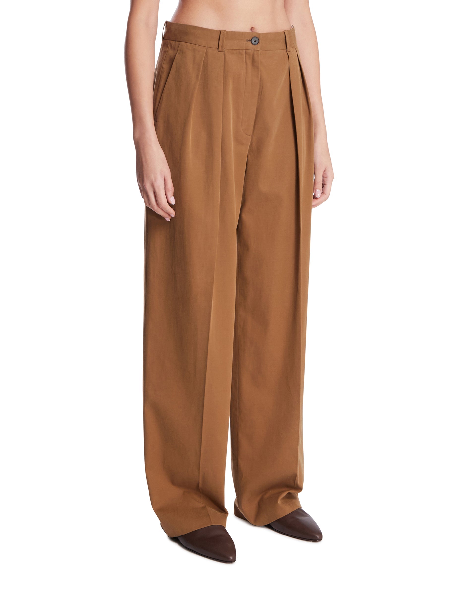 Оригінальна Brown Igor Trousers The row – вид ззаду