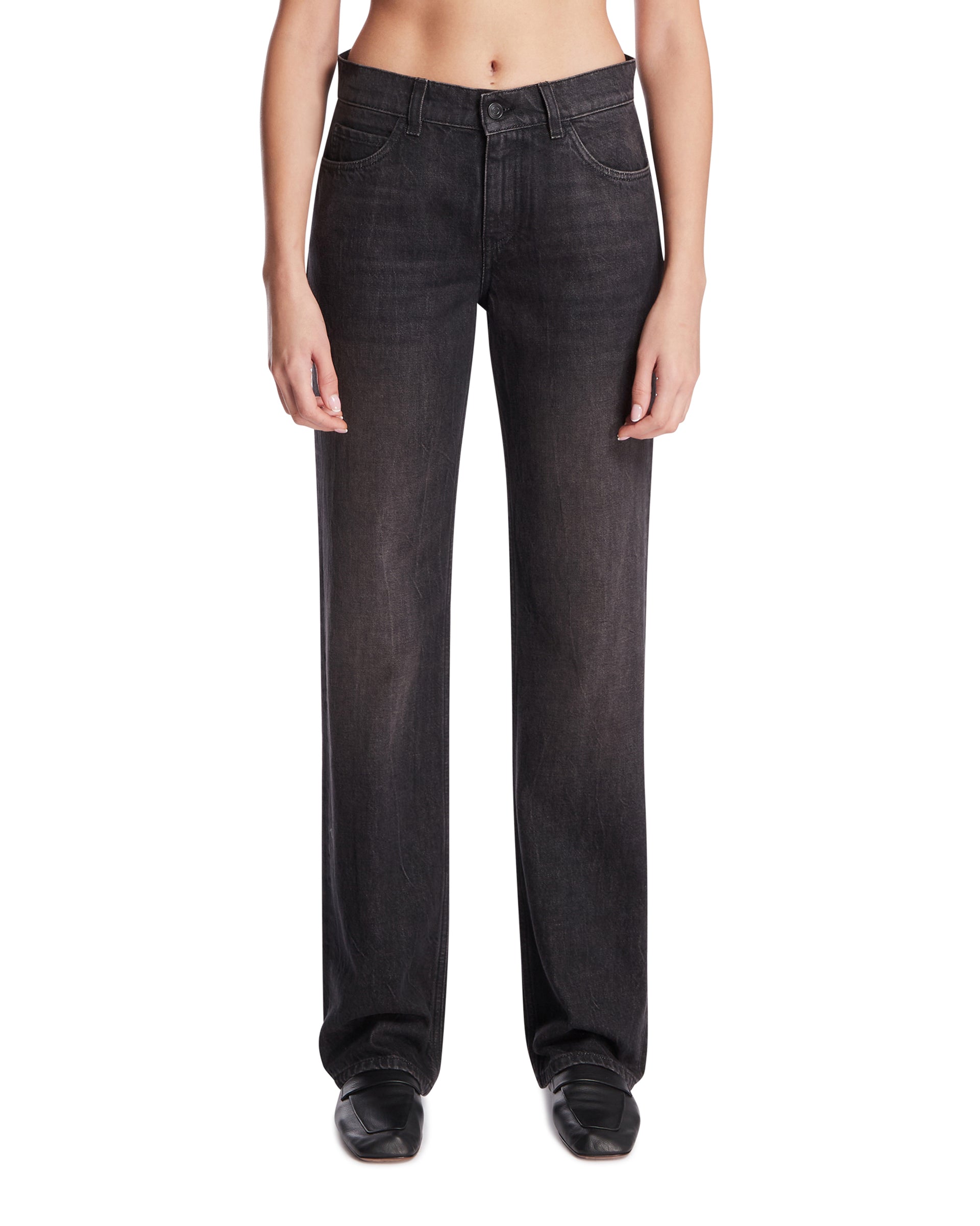 Black Carlyl Jeans The row оригінал – Купити в Україні – боковий вид