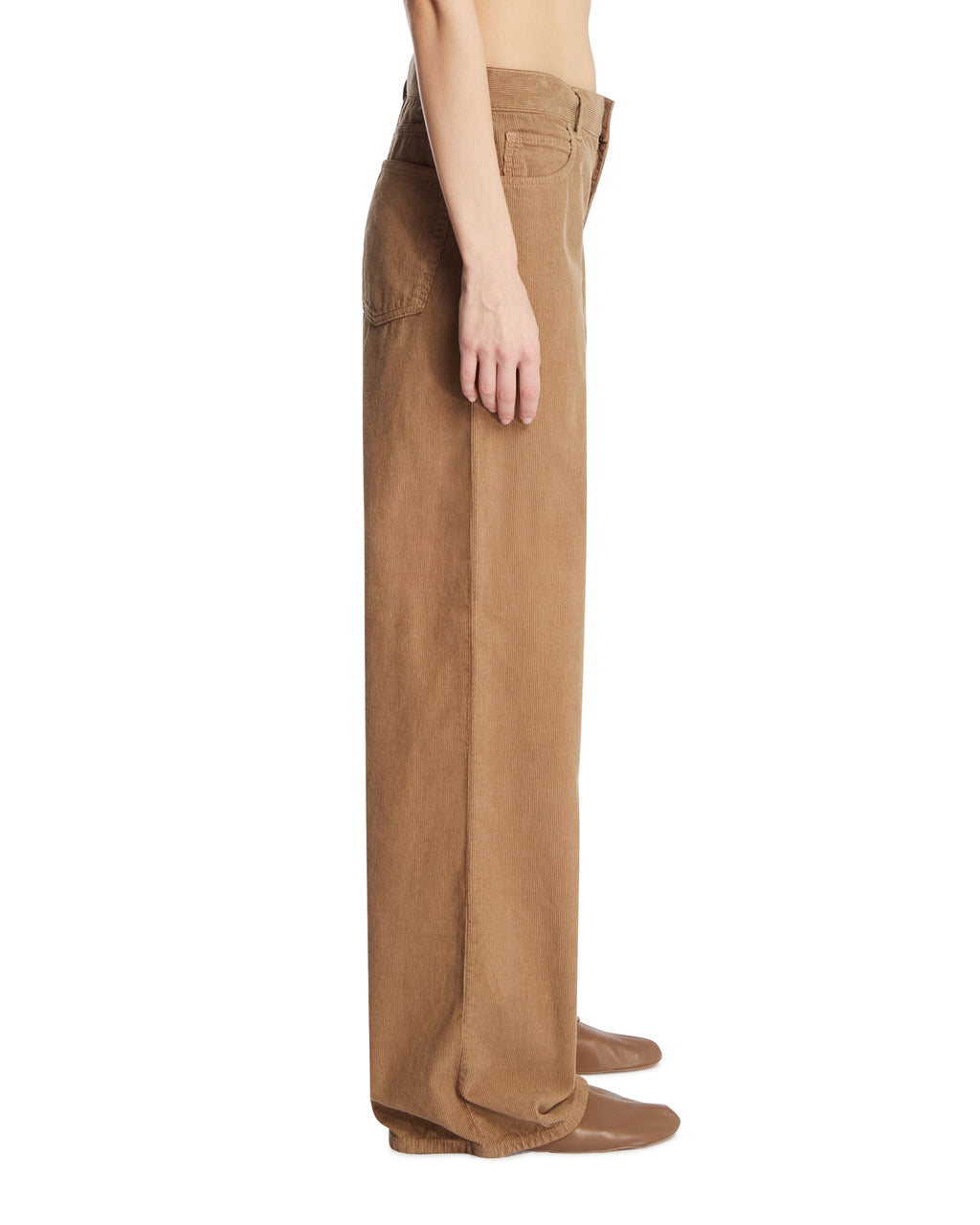 Beige Eglitta Corduroy Pants The row – Гарантія оригінальності – збільшений вид