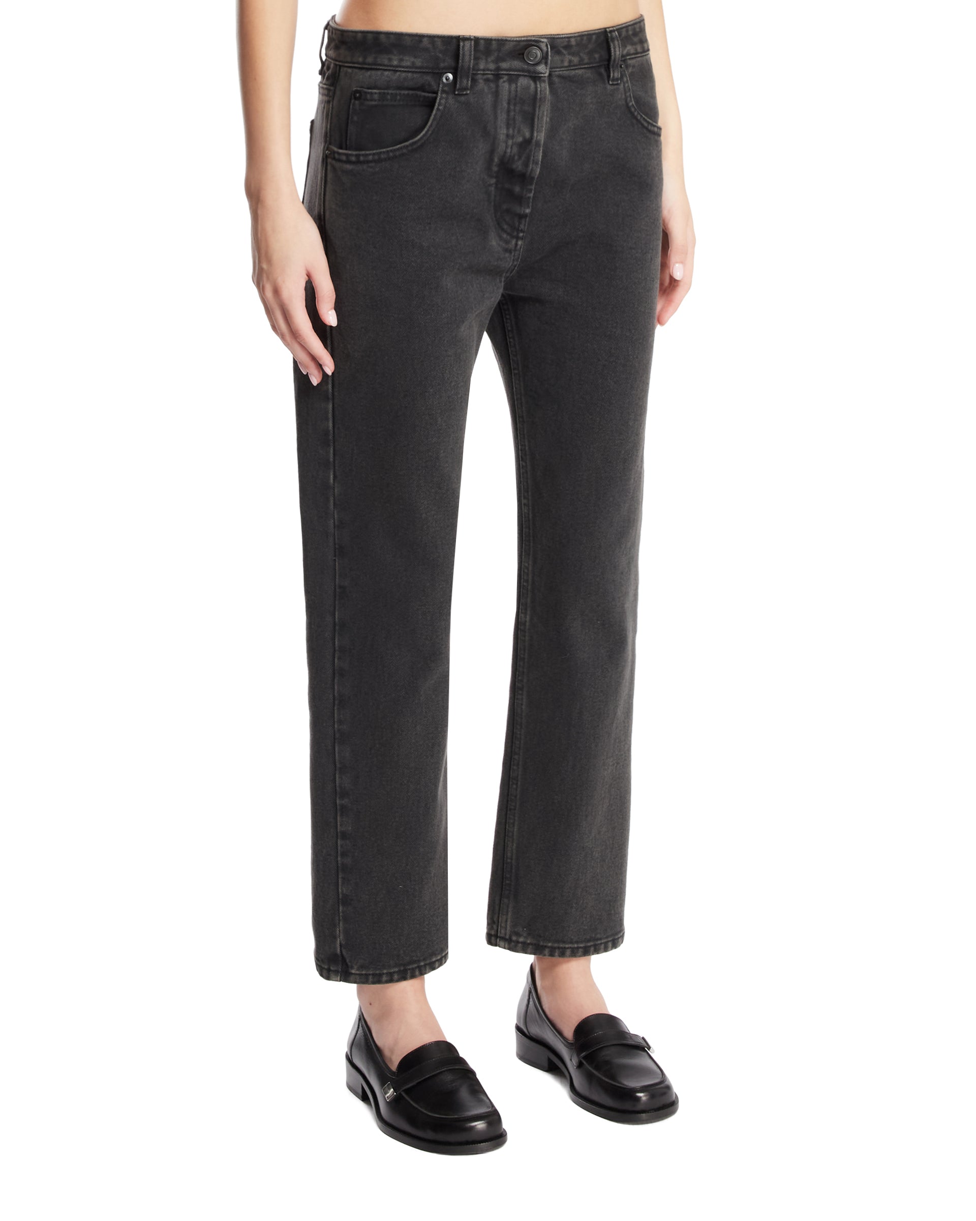 Оригінальна Black Riaco Cotton Jeans The row – вид ззаду