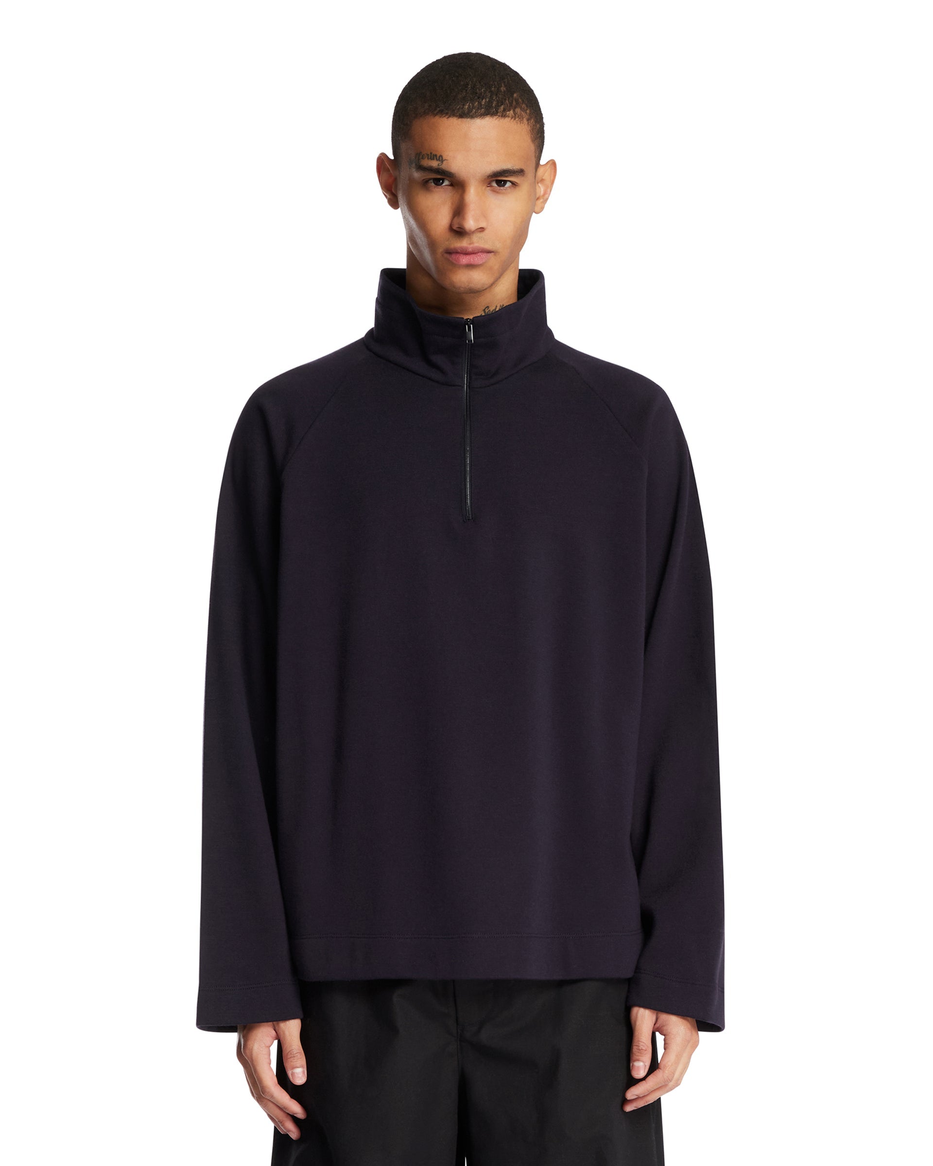 Blue Cotton And Cashmere Top The row – Гарантія оригінальності – боковий вид